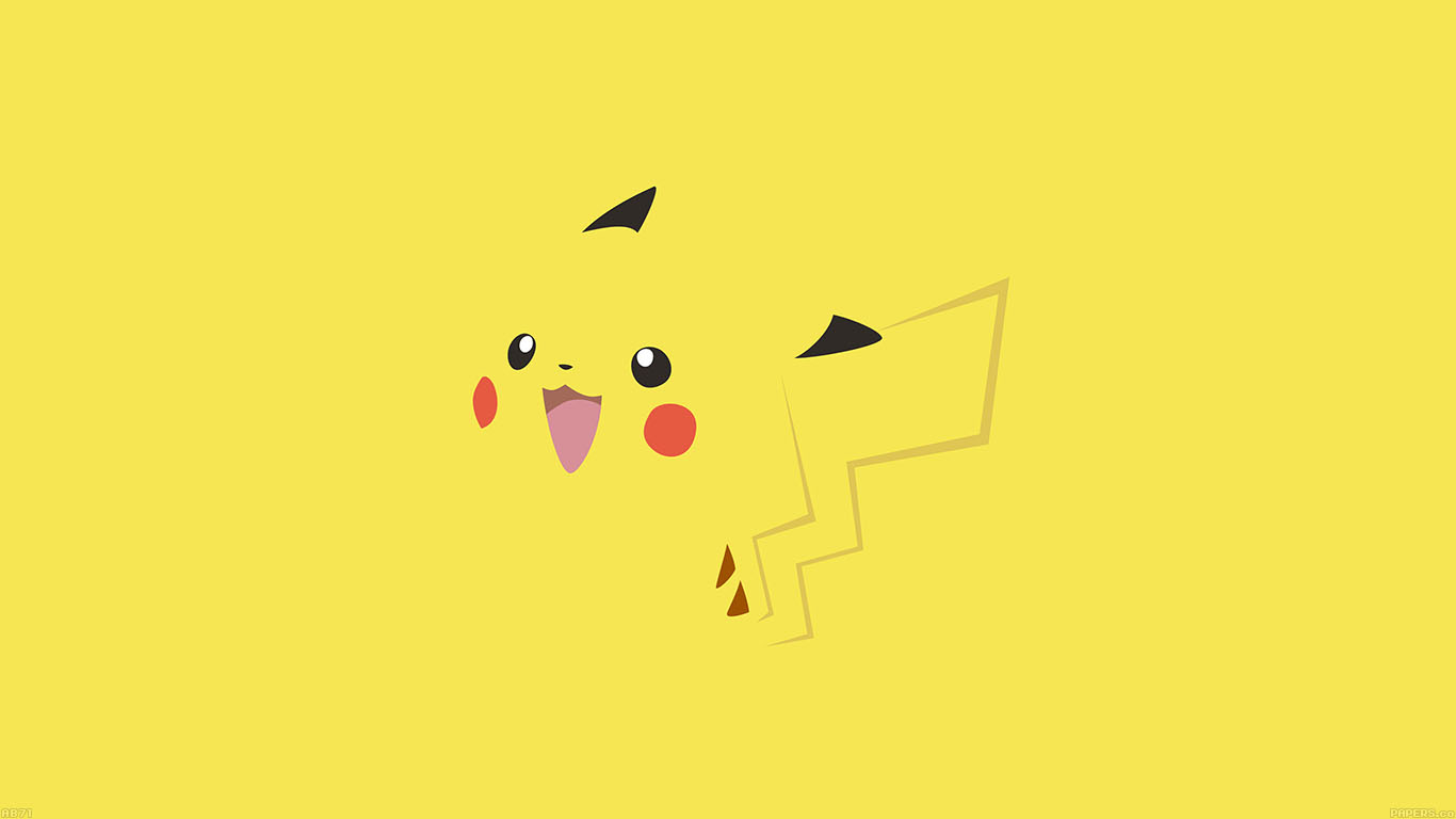 Wallpaper Pikachu Yellow Anime