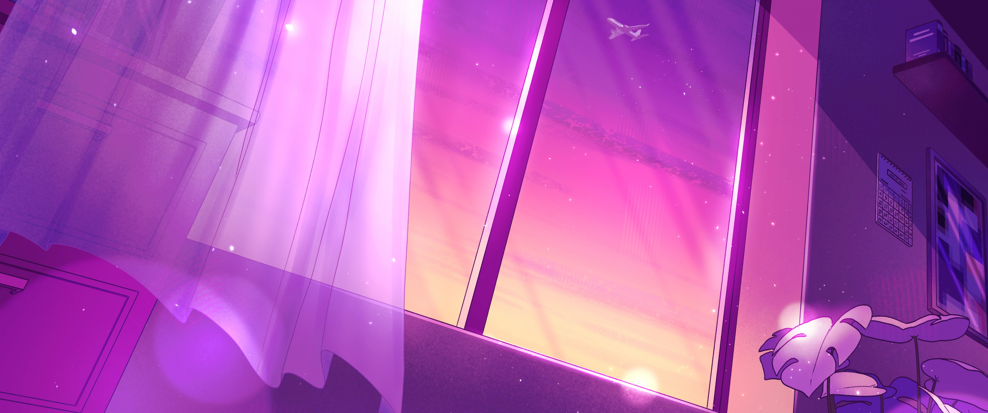 Lofi Wallpaper 4K, Pink aesthetic