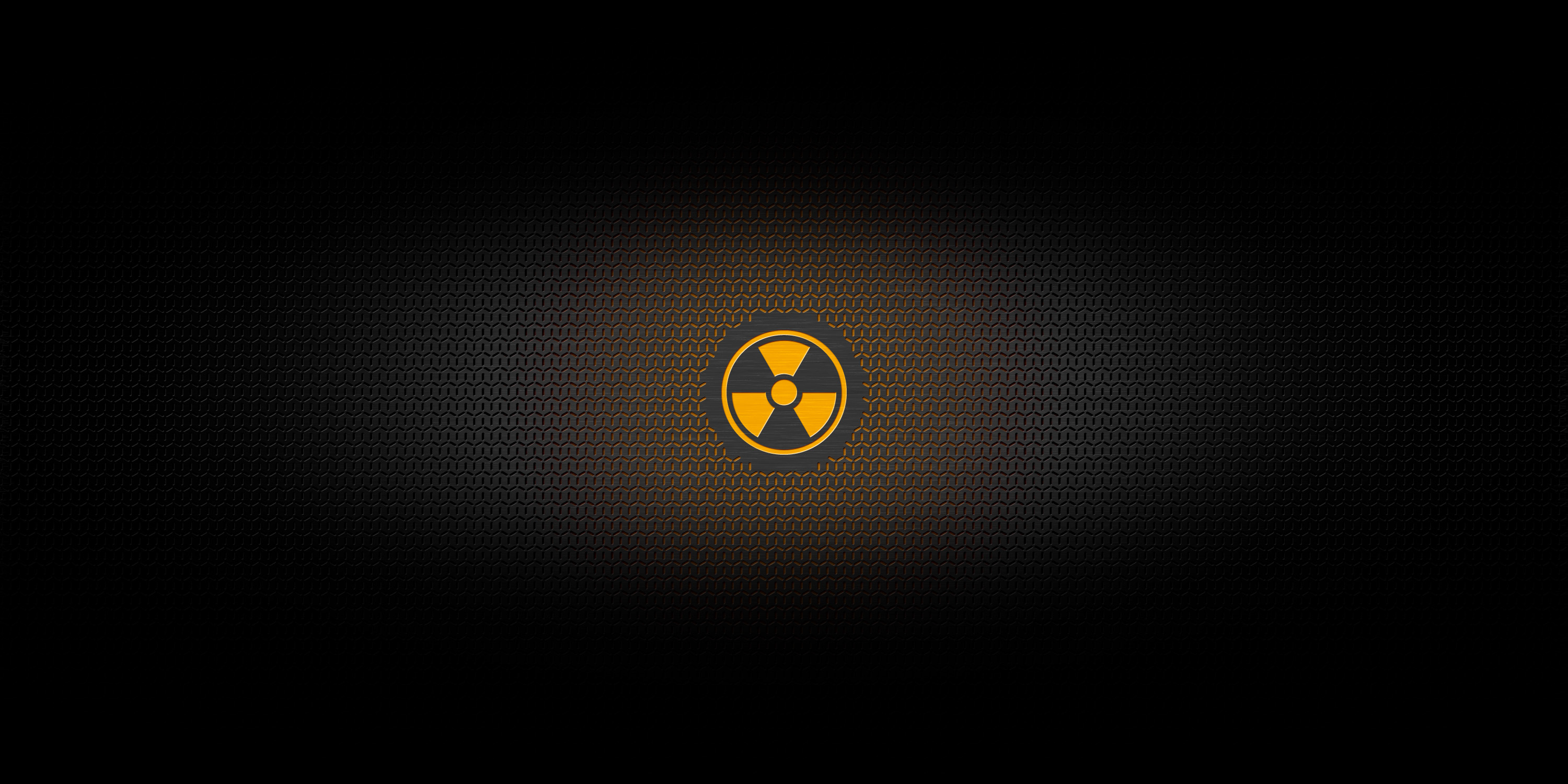 Wallpaper mesh, danger, sign, radiation