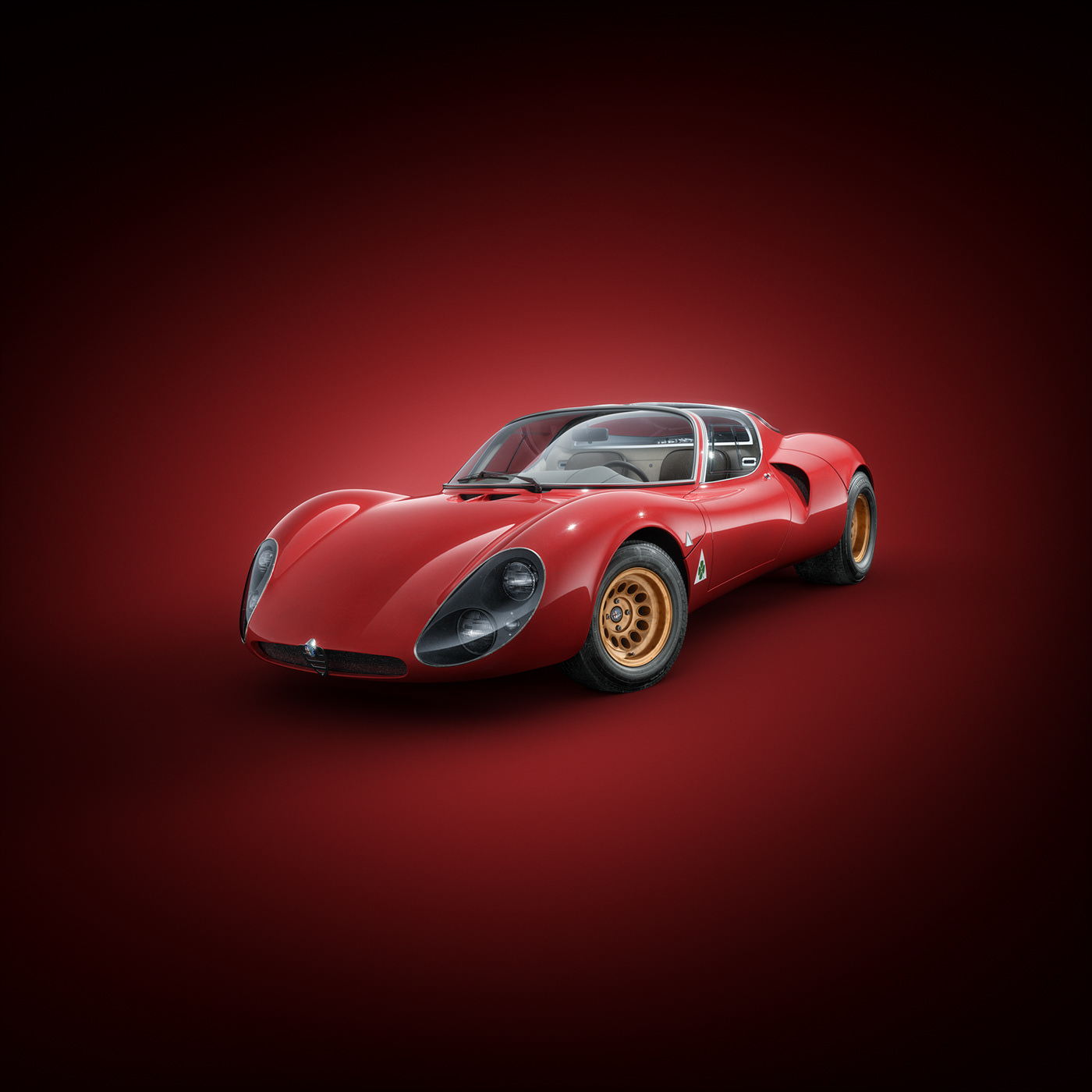 Alfa Romeo 33 Stradale CGI - Behance
