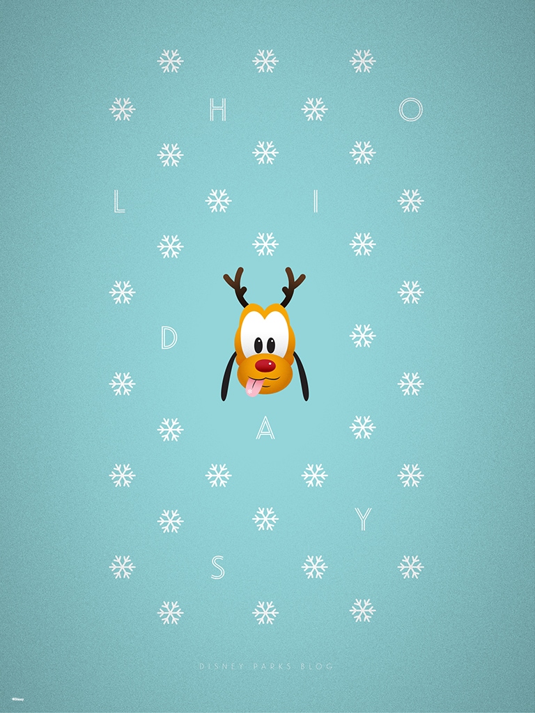 Disney Parks Holiday Wallpaper