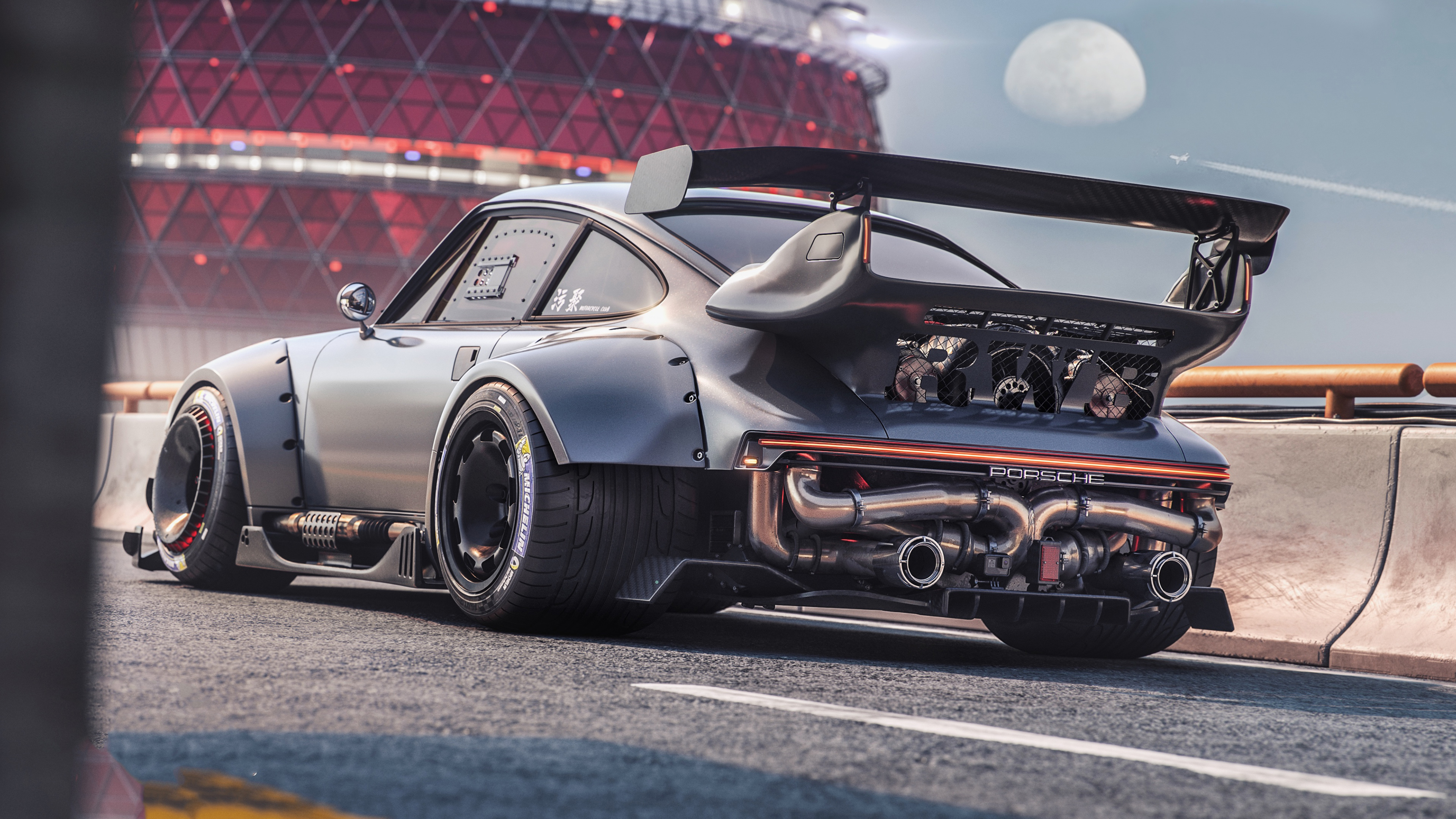 Porsche Car Modified 4k 4K