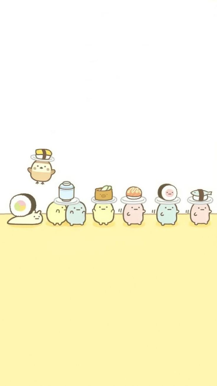 iPhone wallpaper kawaii, Cute cartoon