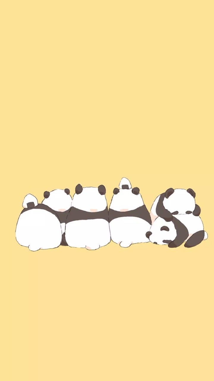 Image tagged with panda, cute wallpaper
