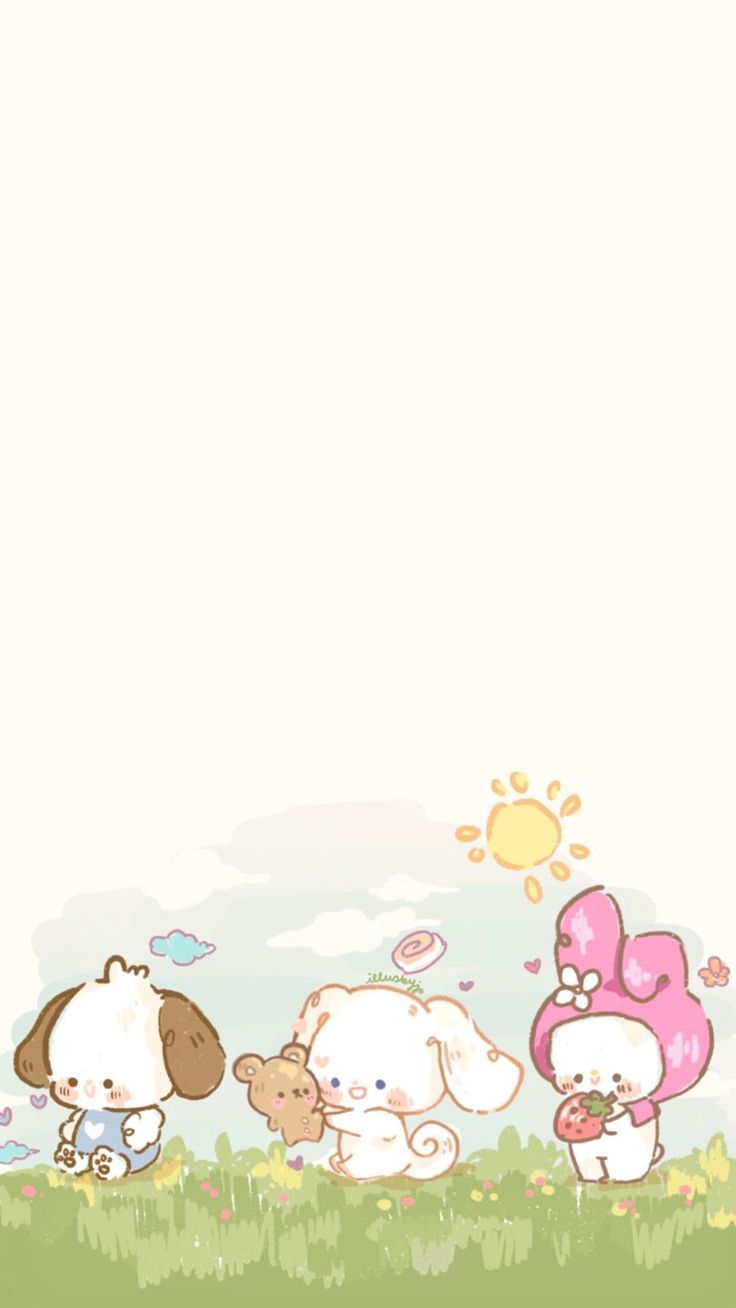 Wallpaper iphone cute, Kawaii wallpaper