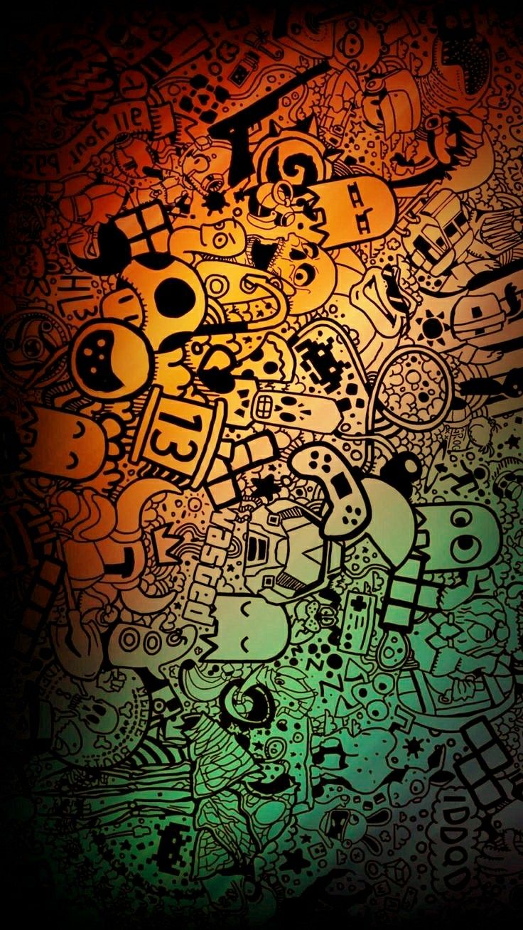 Graffiti wallpaper, iPhone wallpaper