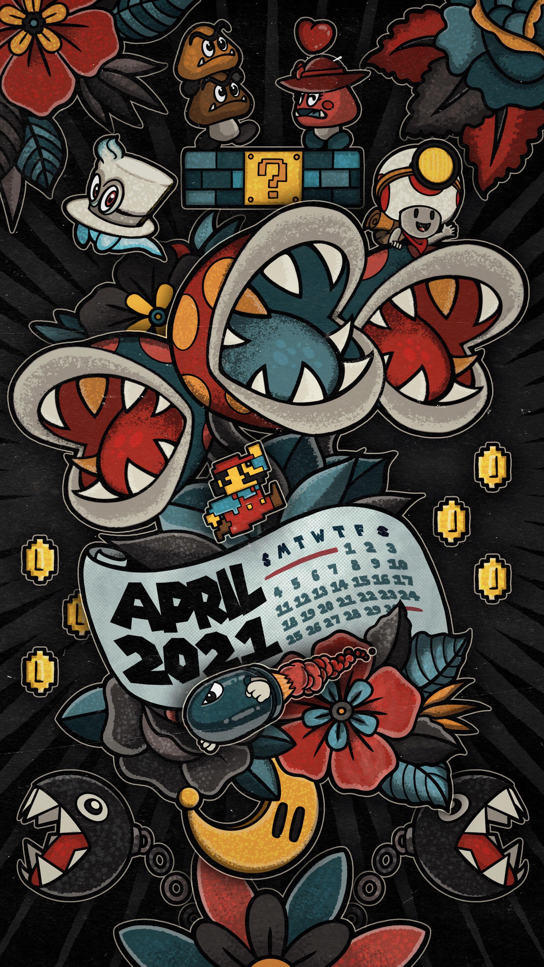 Mario Odyssey April wallpaper. Enjoy