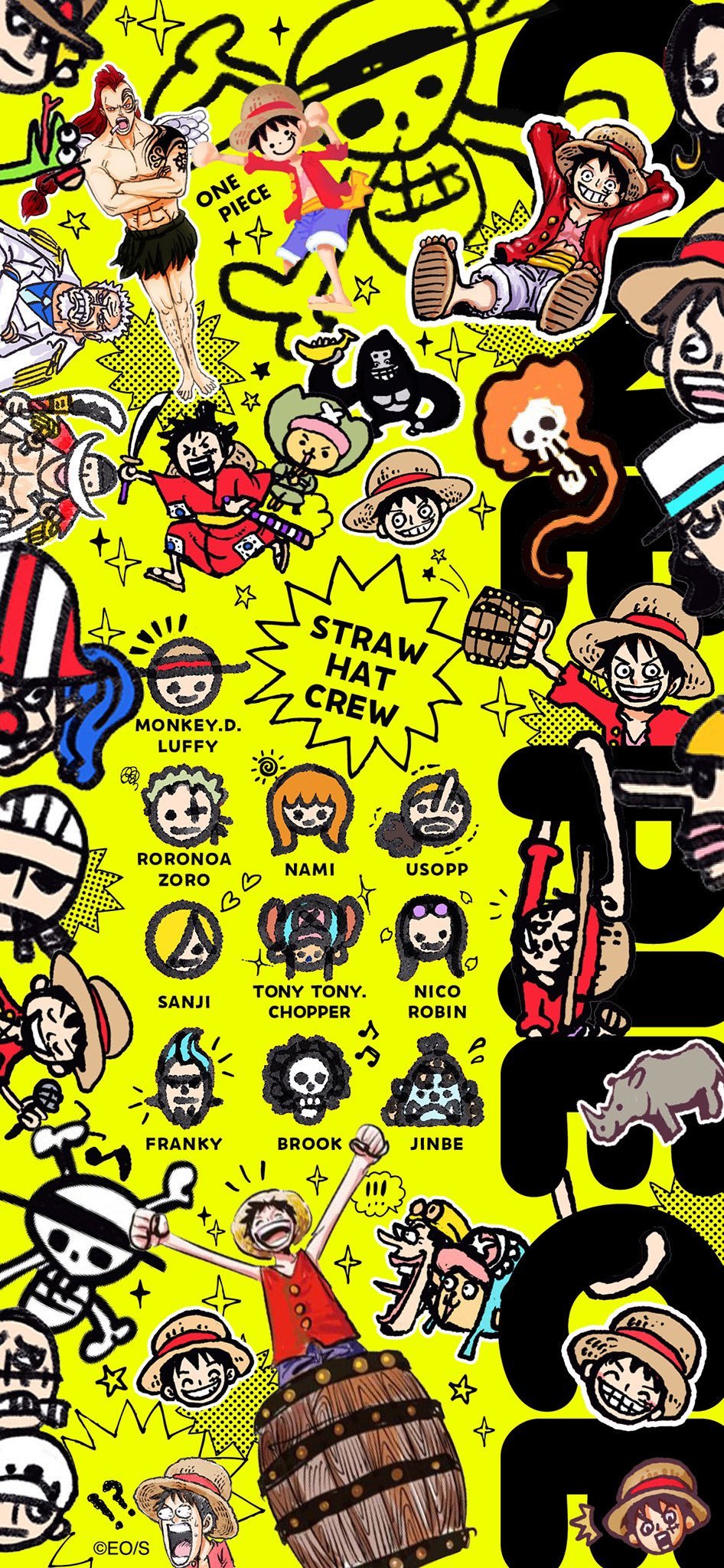 New Onepiece wallpaper drawn