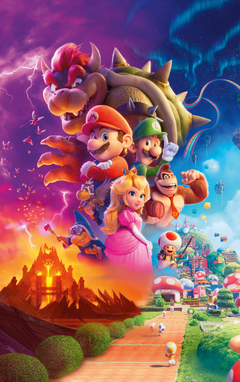 wallpaper 840x1336 the super mario bros