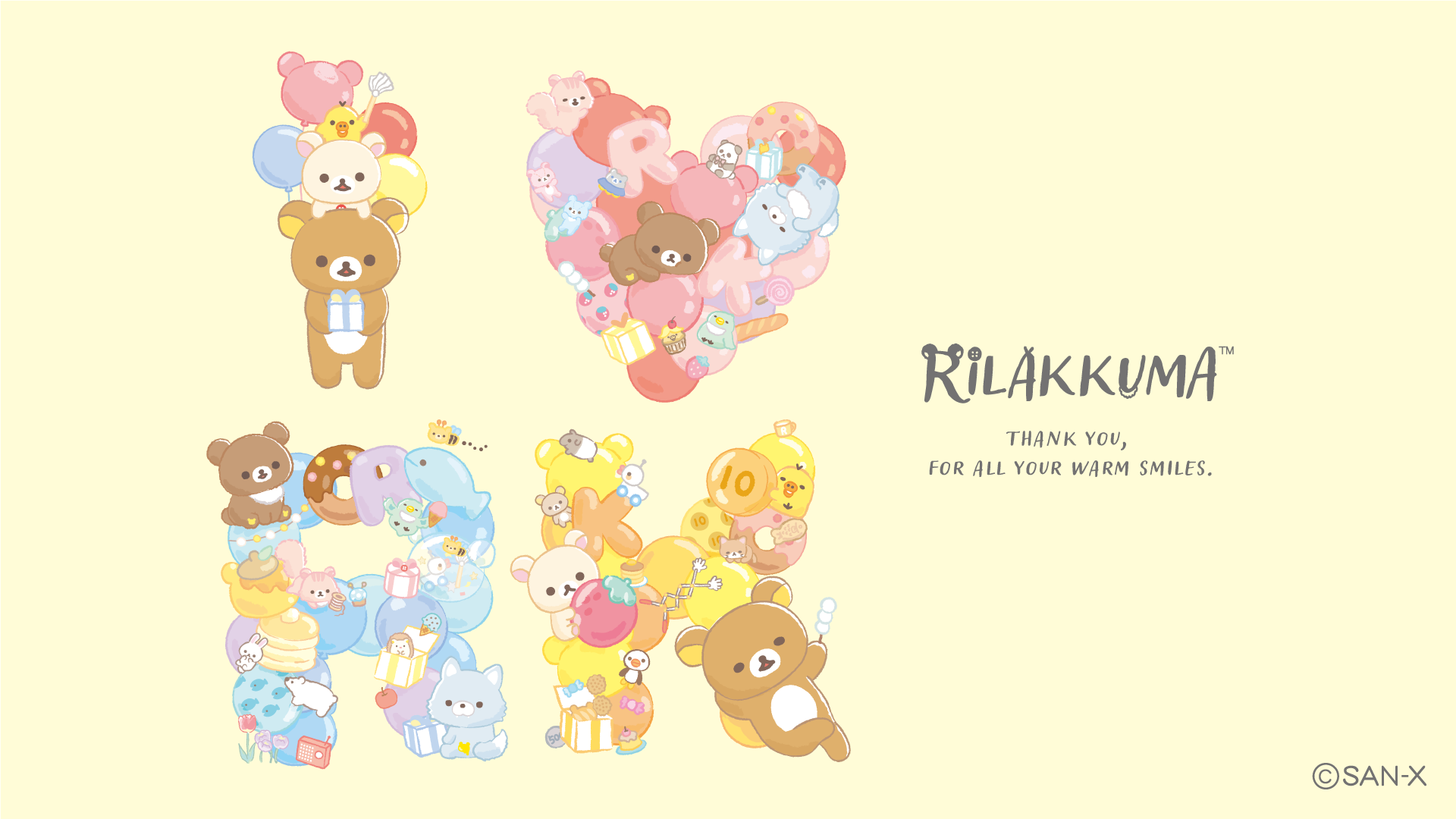 Rilakkuma Thank You For Smiles