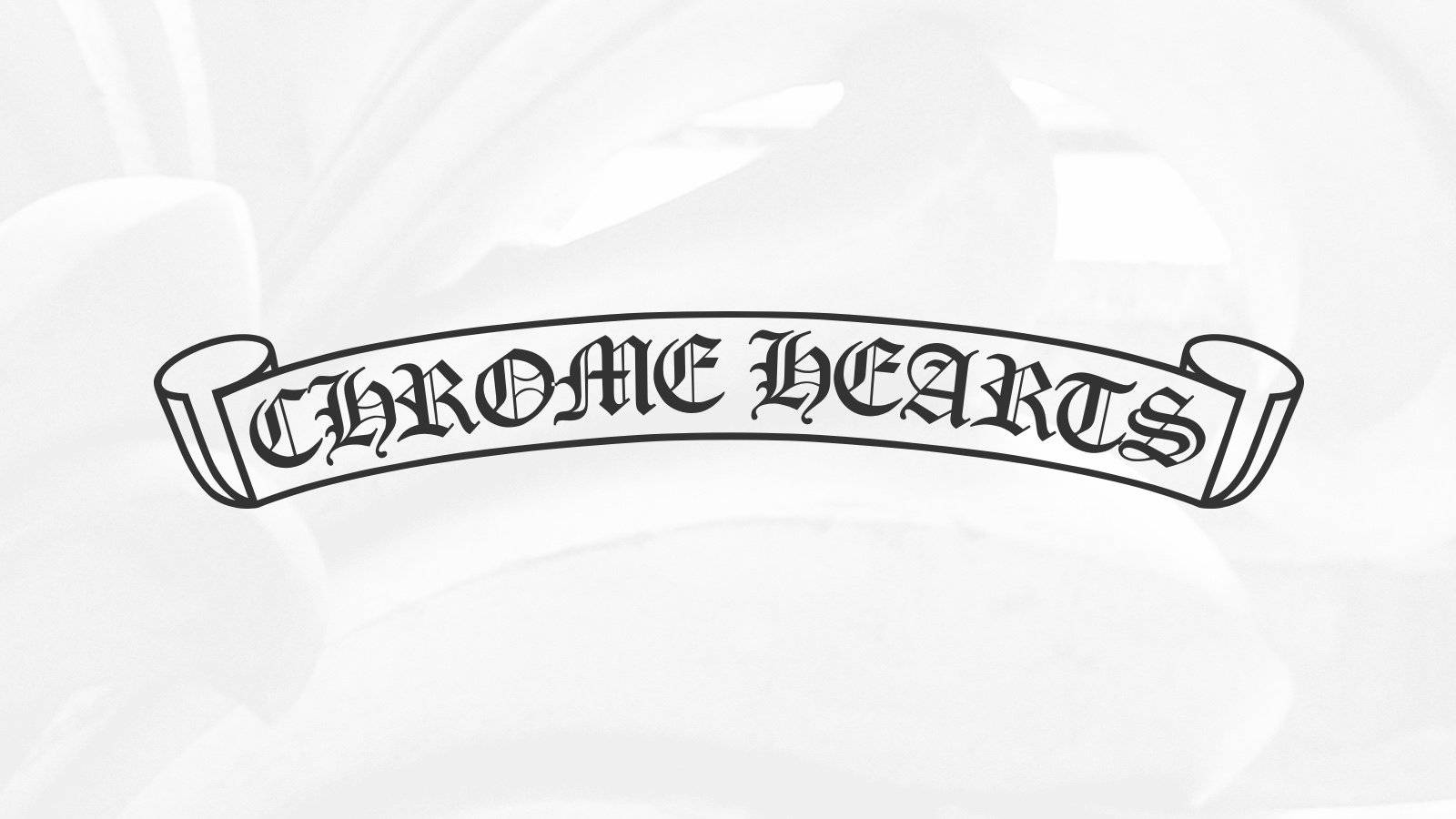 Download Chrome Hearts Text Logo Wallpaper