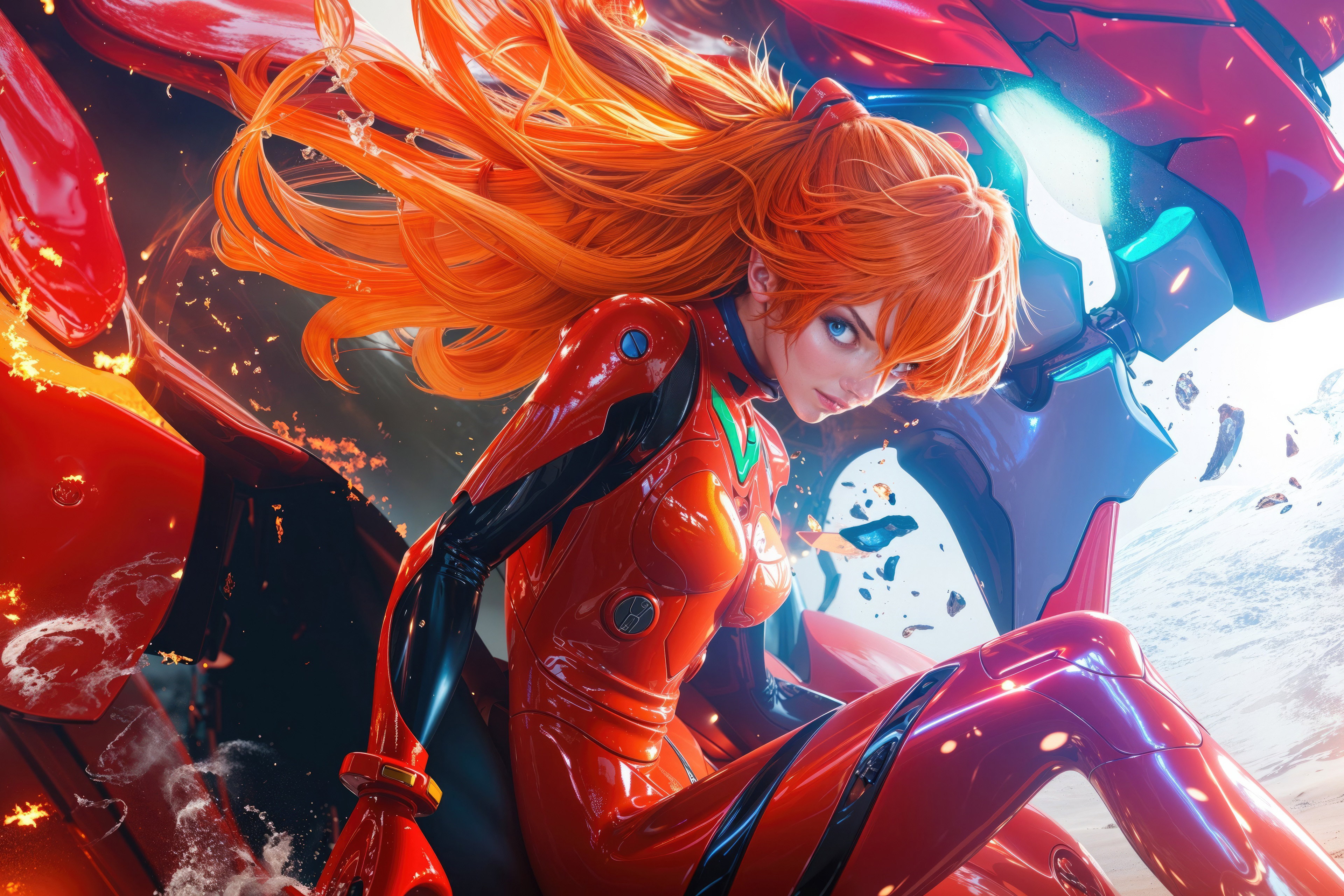 Asuka Langley Soryu From Neon Genesis