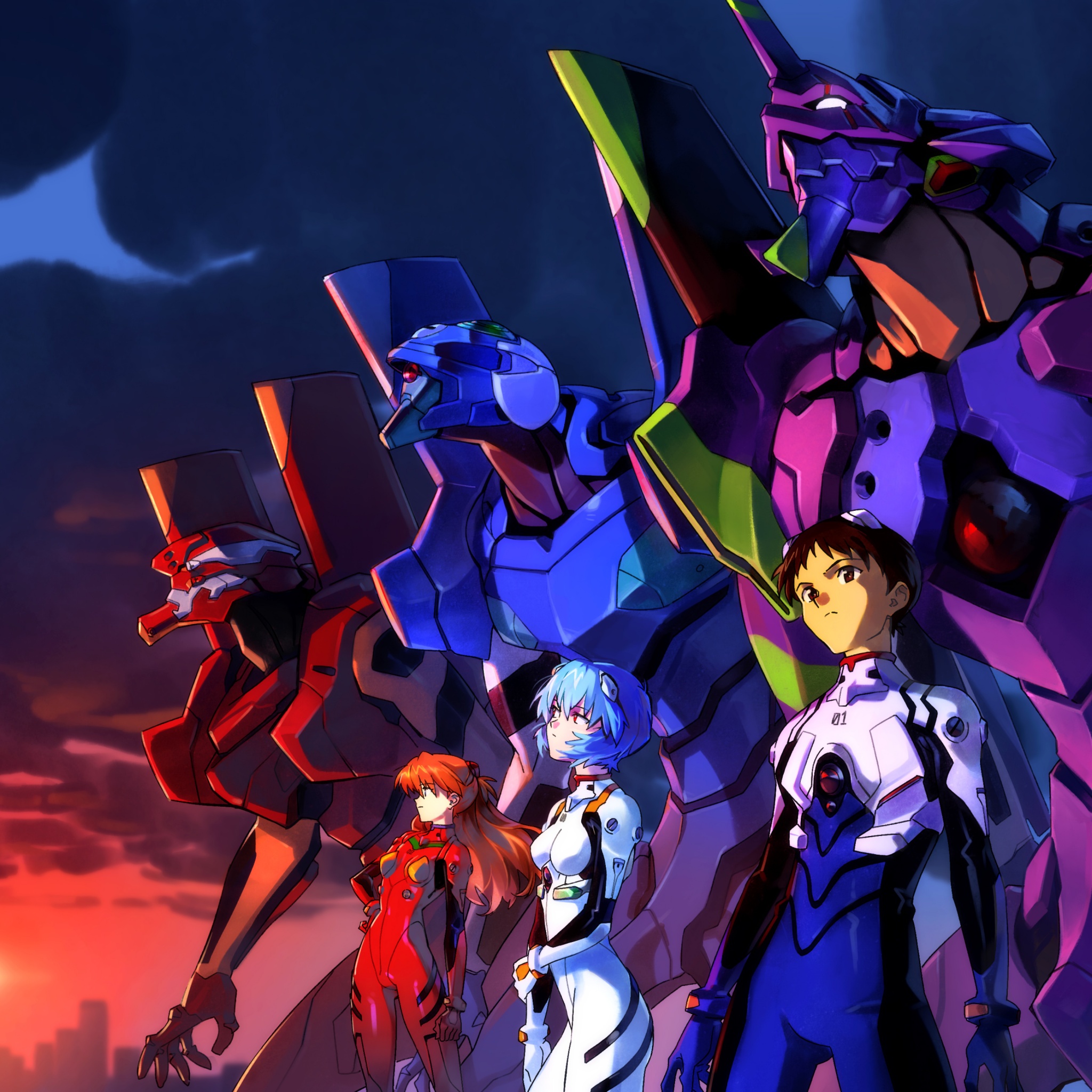 Neon Genesis Evangelion Wallpaper 4K