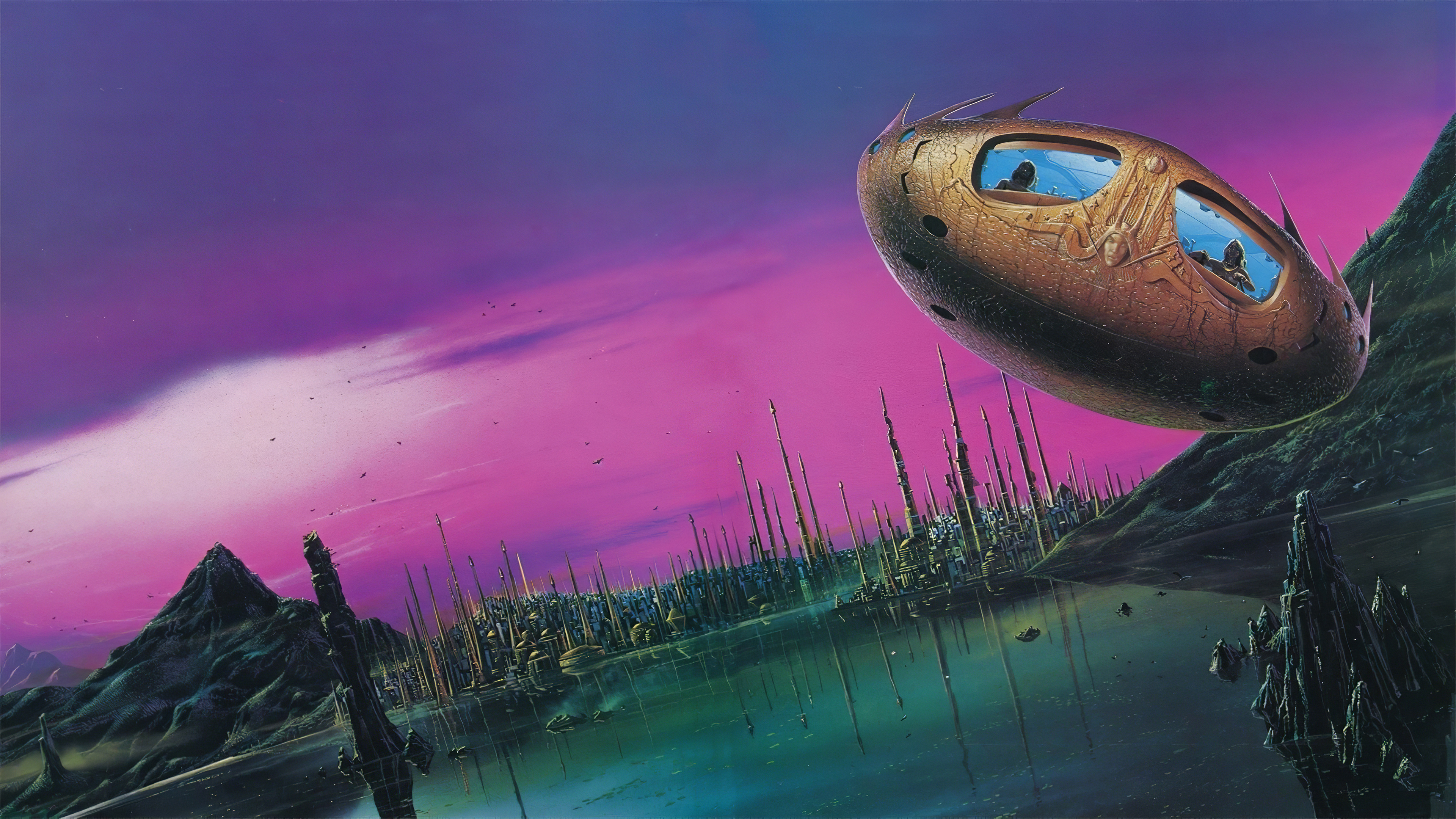 Alien Ship Ufo 4k Wallpaper, HD Artist