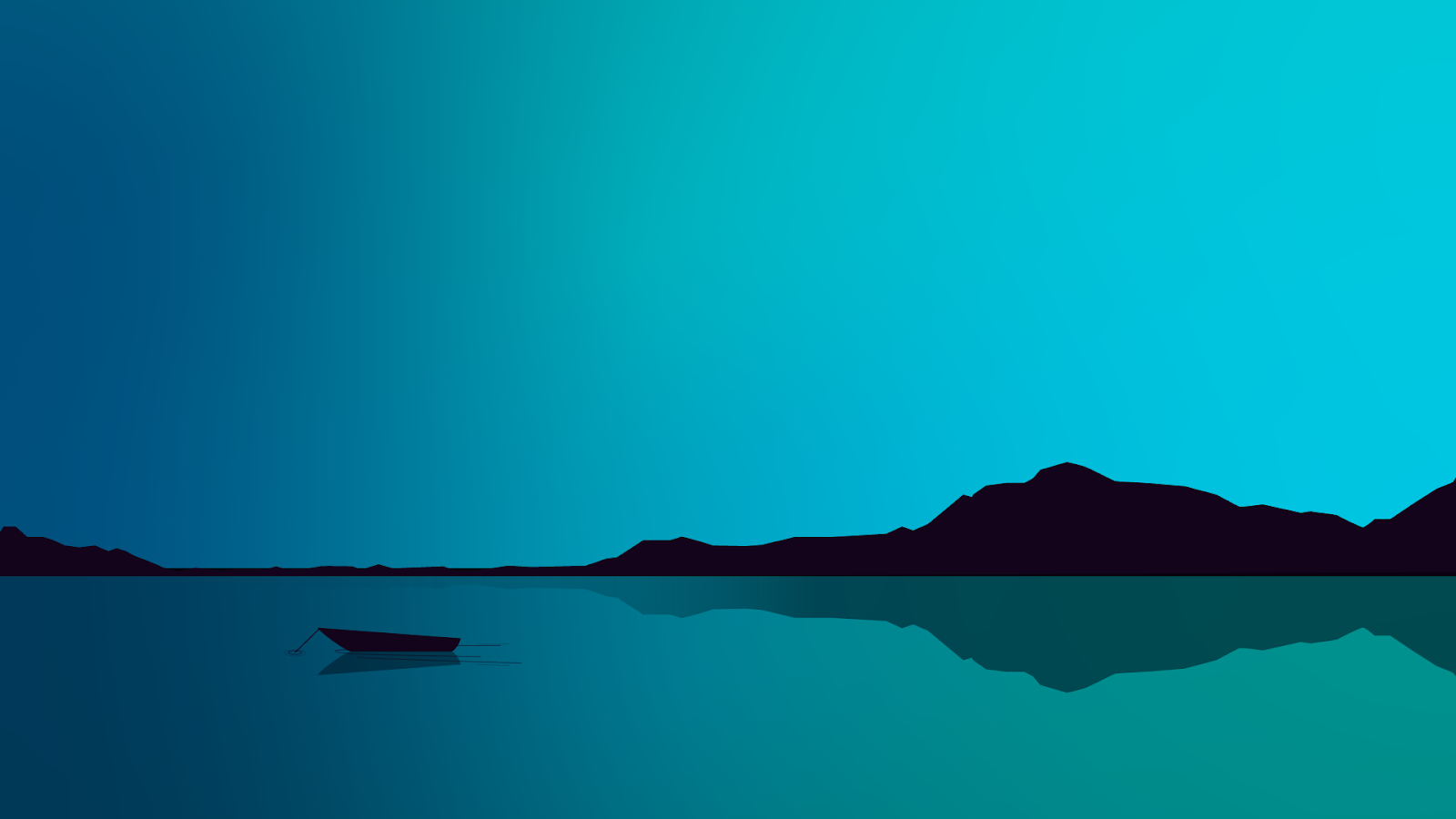 Blue Minimalist Lake Wallpaper for DeskK 4K Wallpaper. Best 4K Wallpaper for Computers