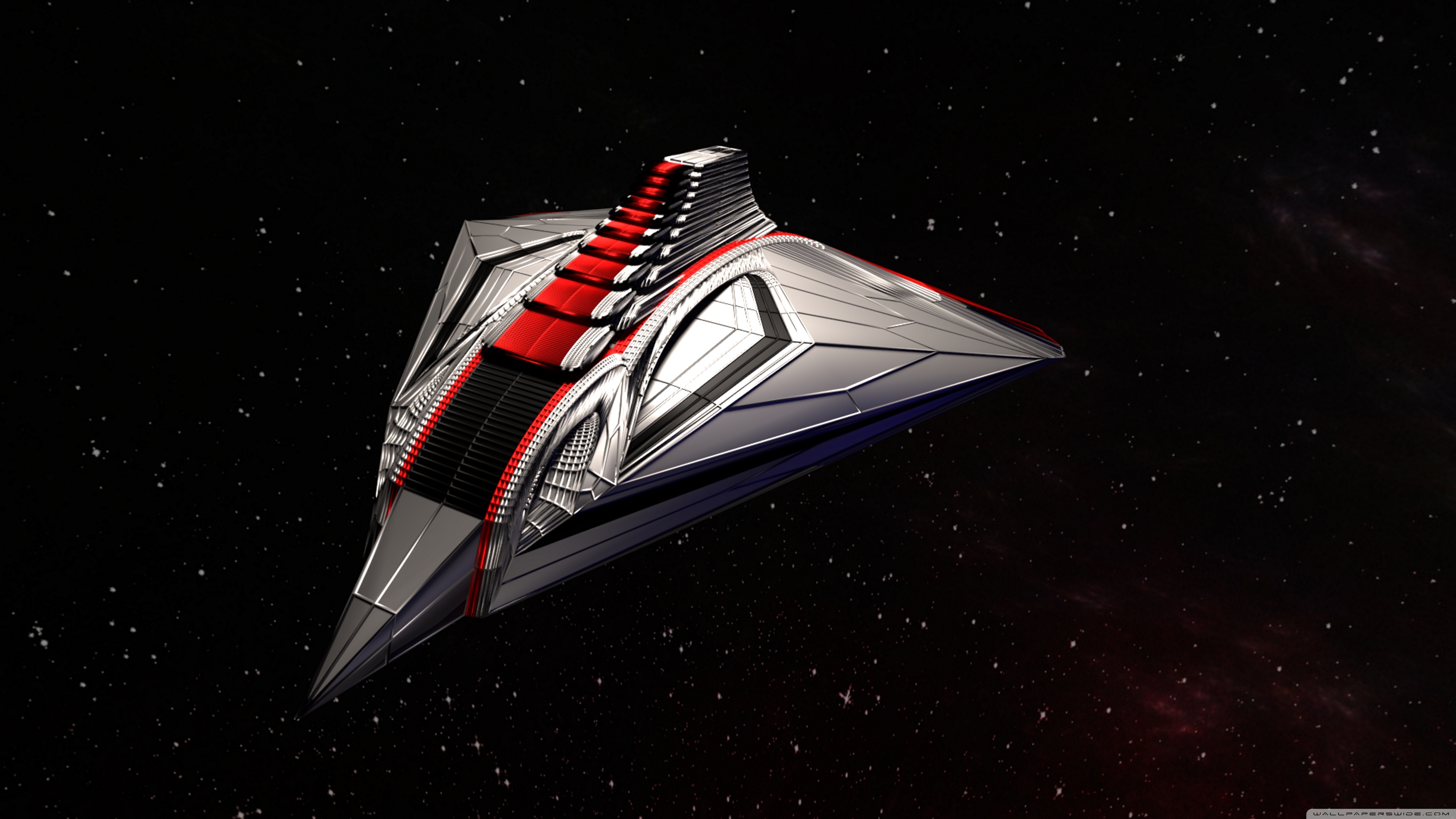 Spaceship Ultra HD Desktop Background