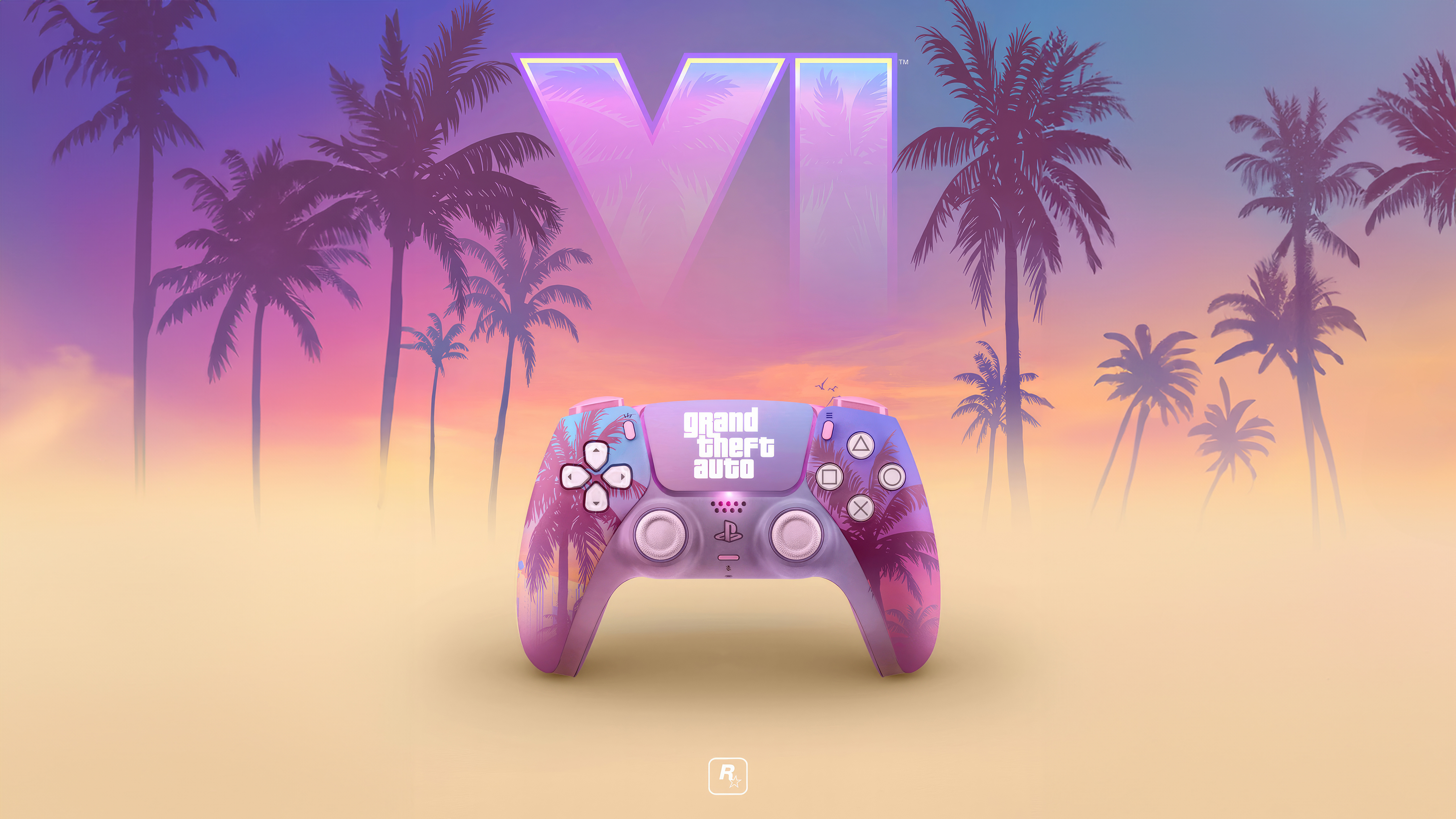 Gta 6 Custom Ps5 Controller 5k
