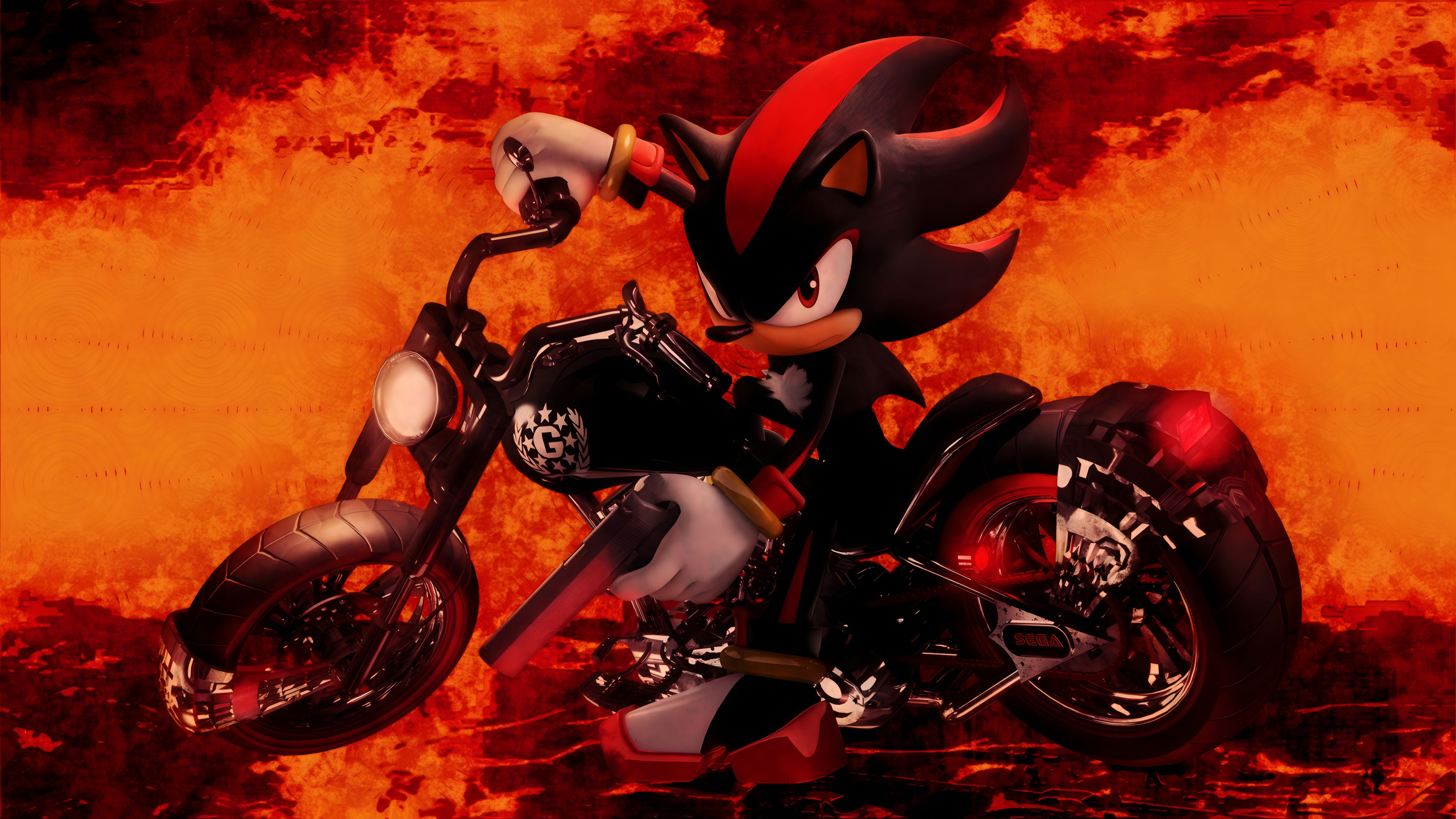 Shadow the Hedgehog 4K Wallpaper