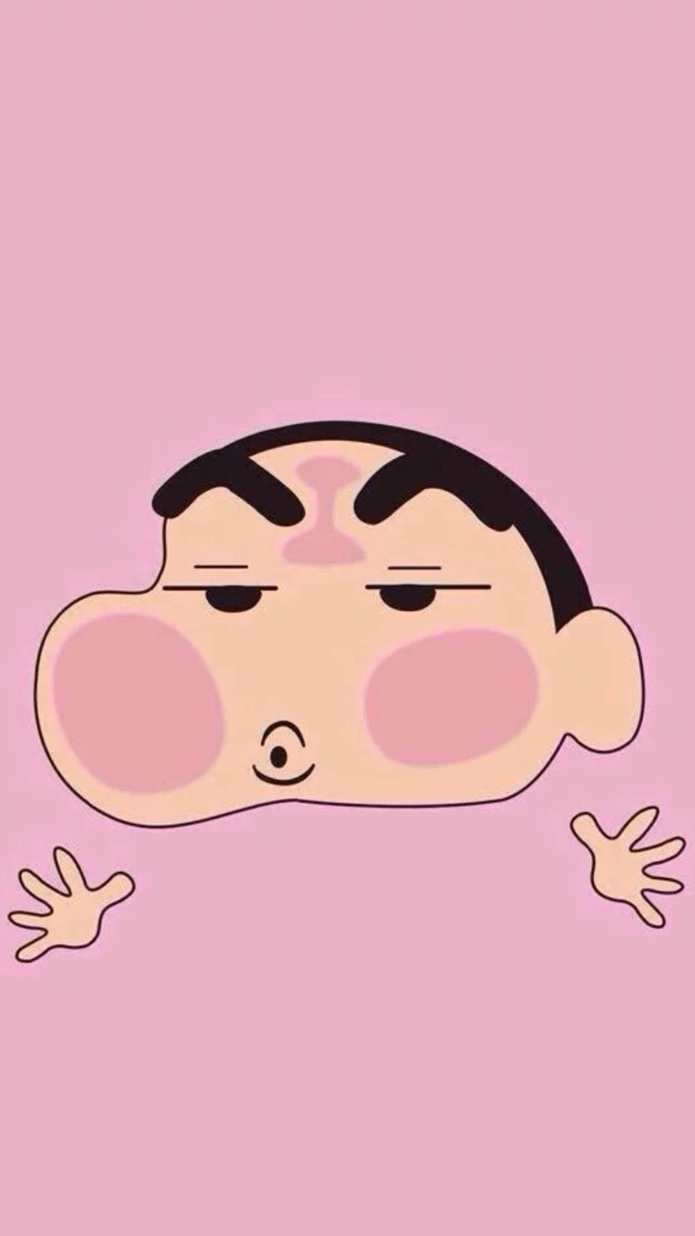 Download Funny Manga Character Shin Chan iPhone Wallpaper