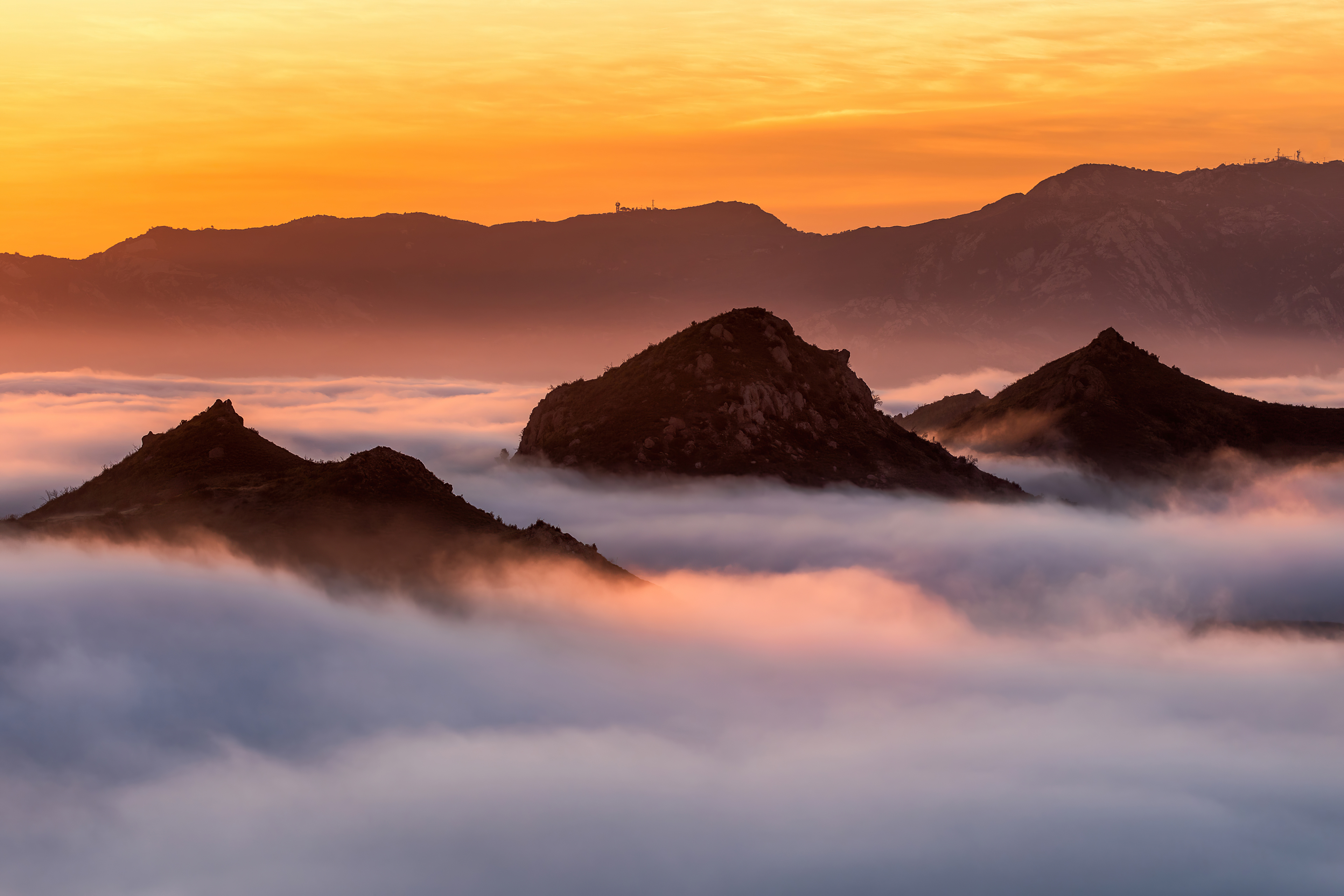 Santa Monica Mountains 4k Wallpaper, HD