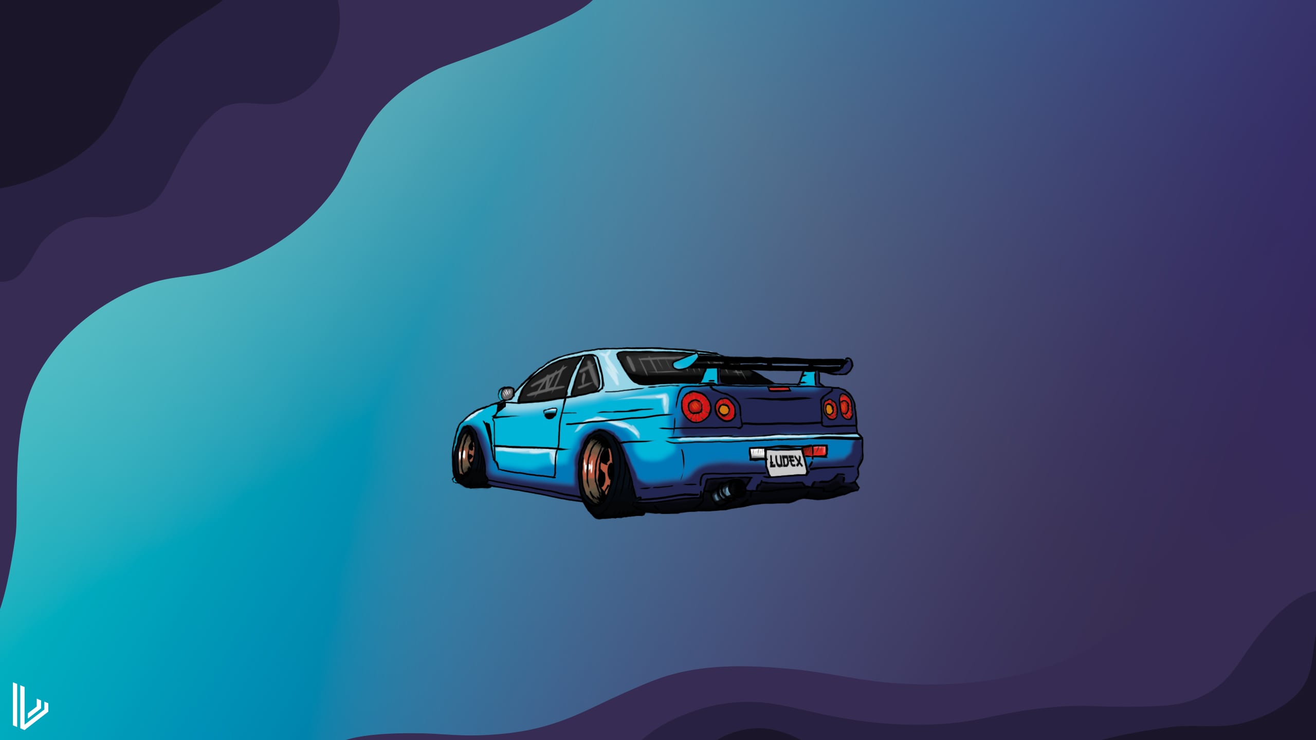 OC] Skyline R34 GTR [2560 x 1440], r
