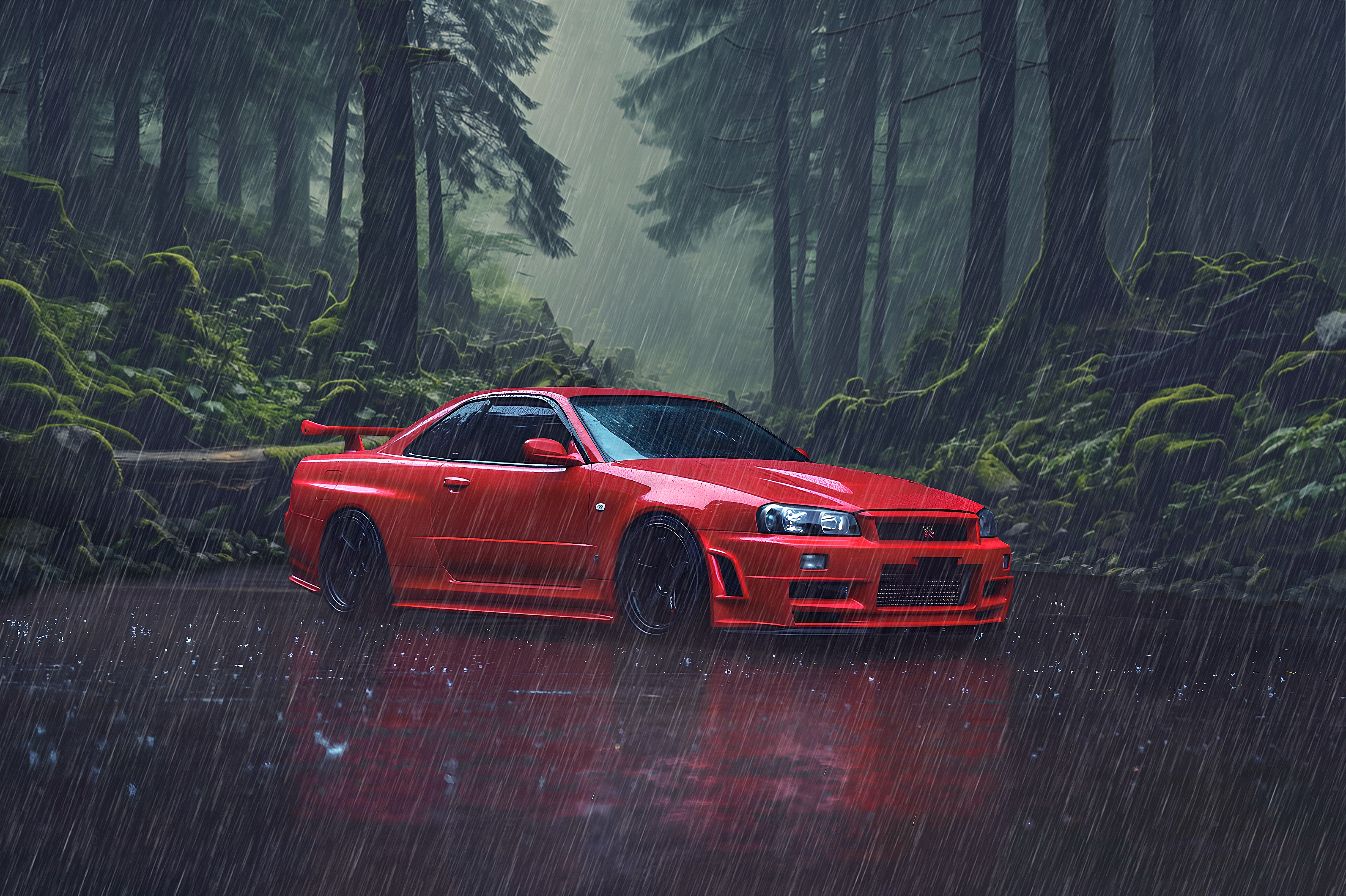 Download JDM Vehicle Nissan GT R 4k