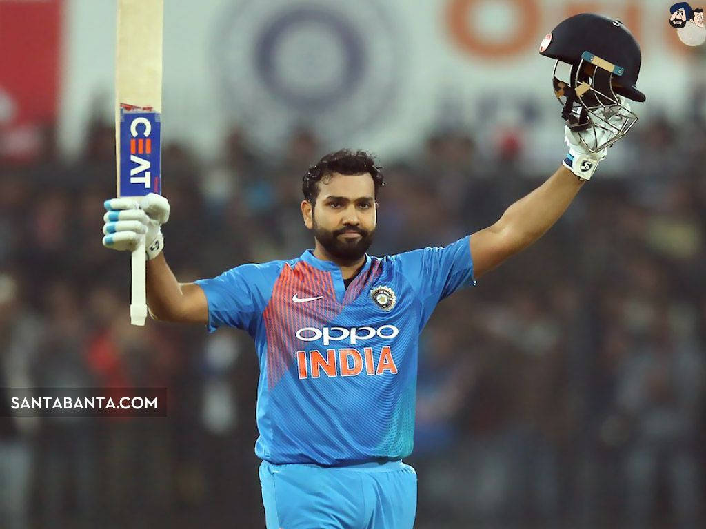 Download free Rohit Sharma Cricket Hand