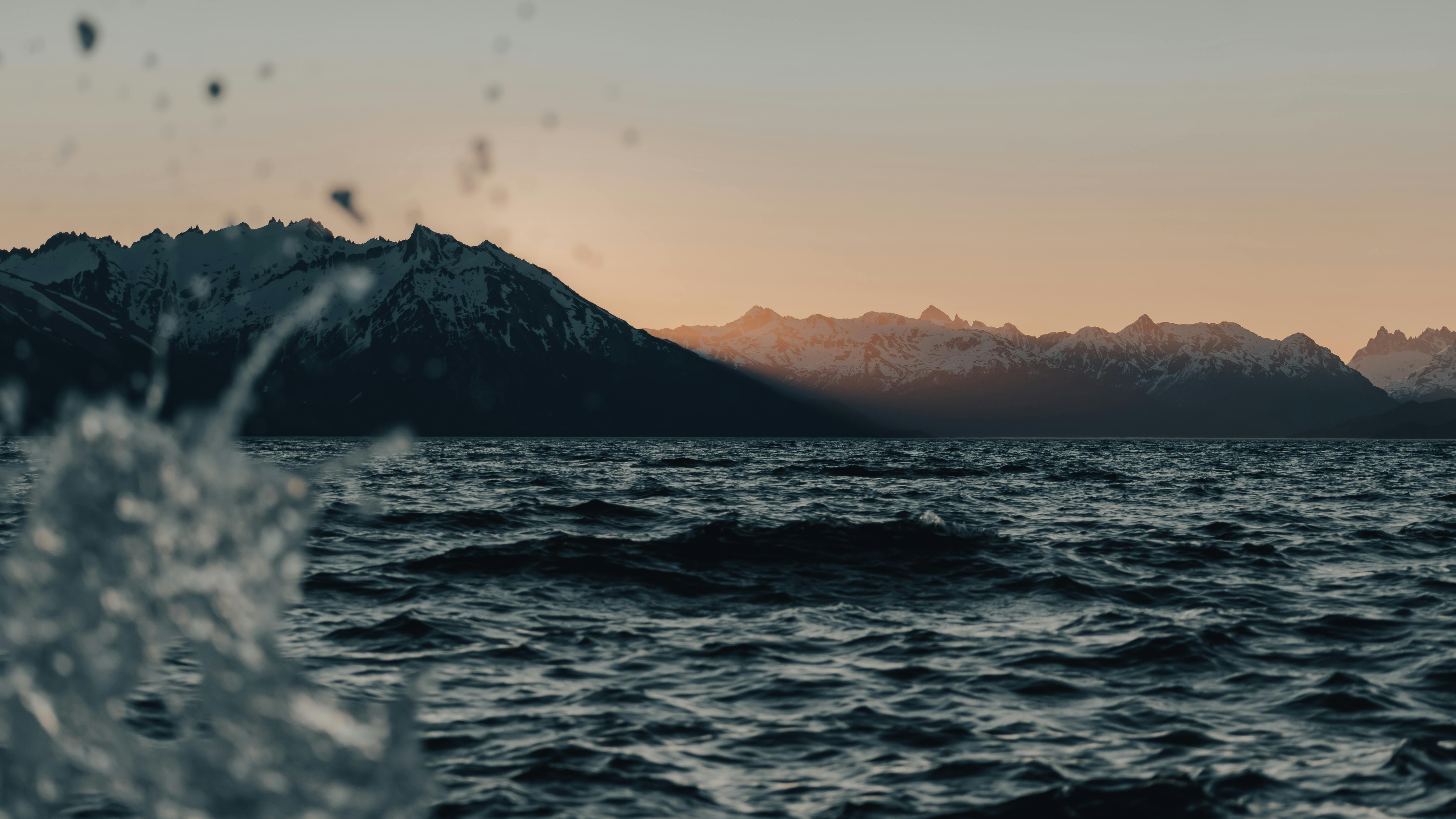Scenic View of Mountains near the Sea