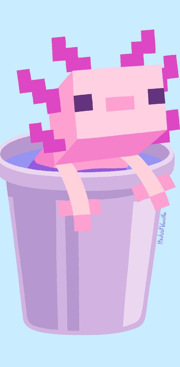 Cute Axolotl wallpaper