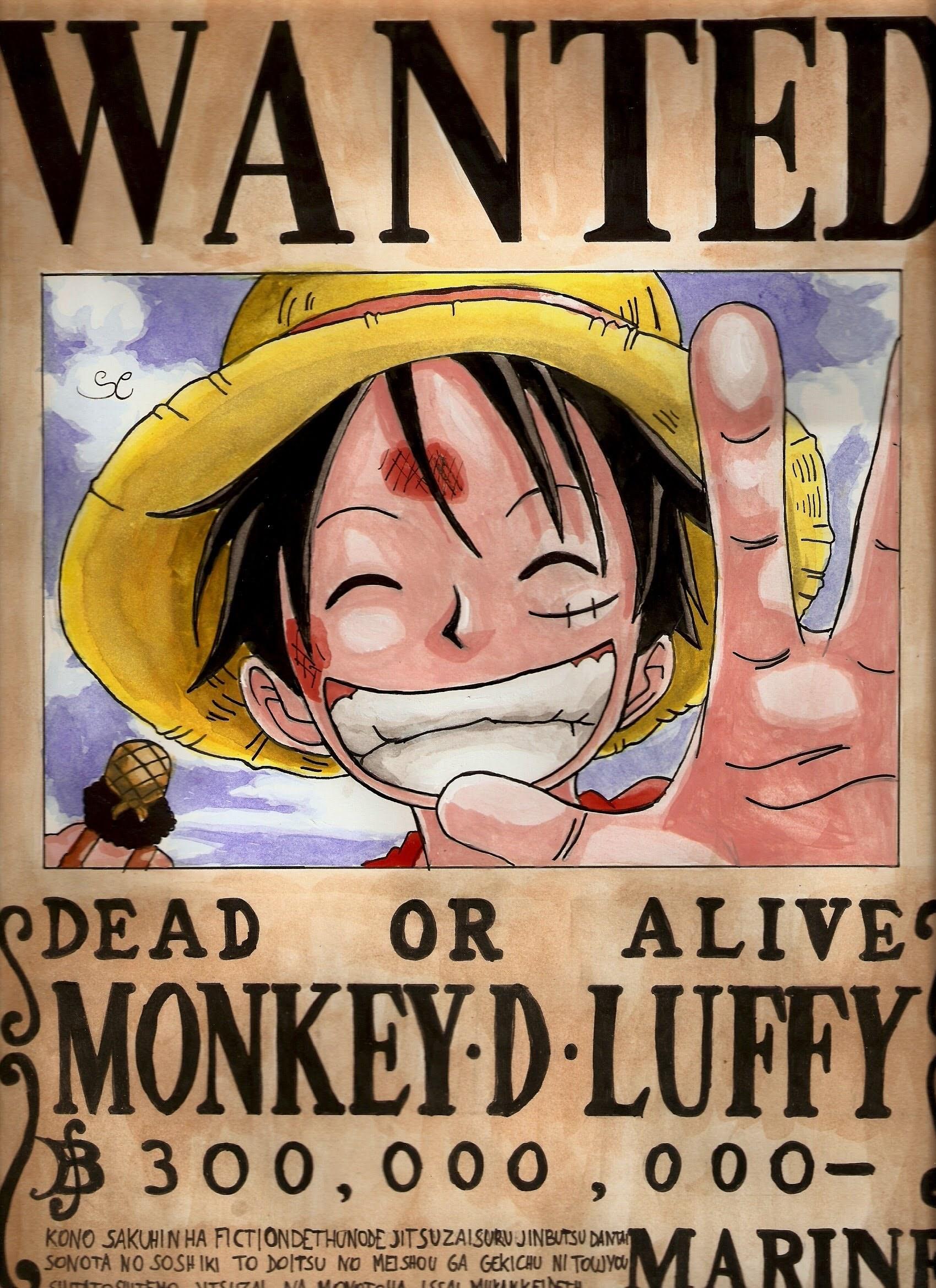 One Piece Wanted Wallpaper