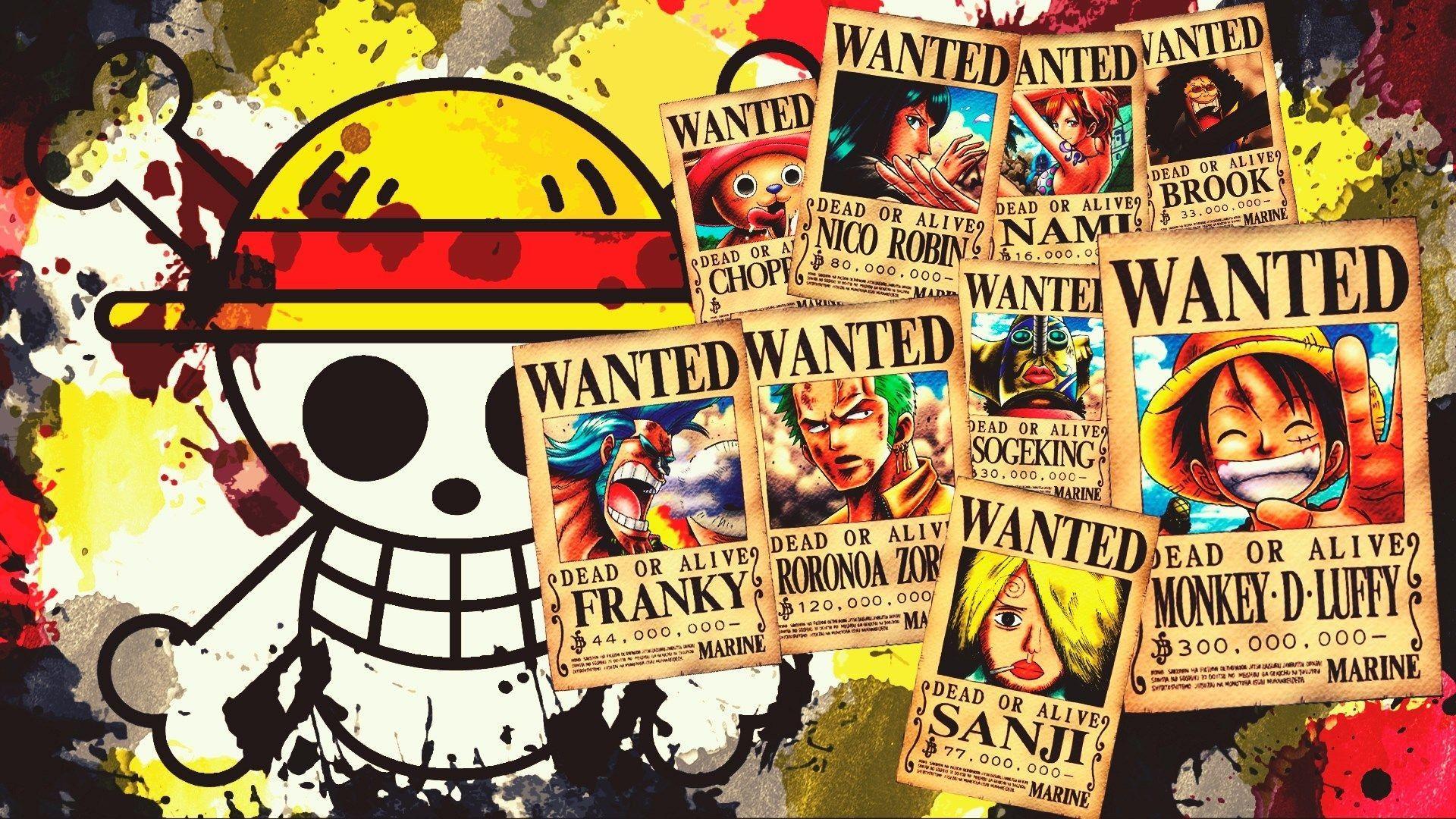 One Piece Wanted Wallpaper