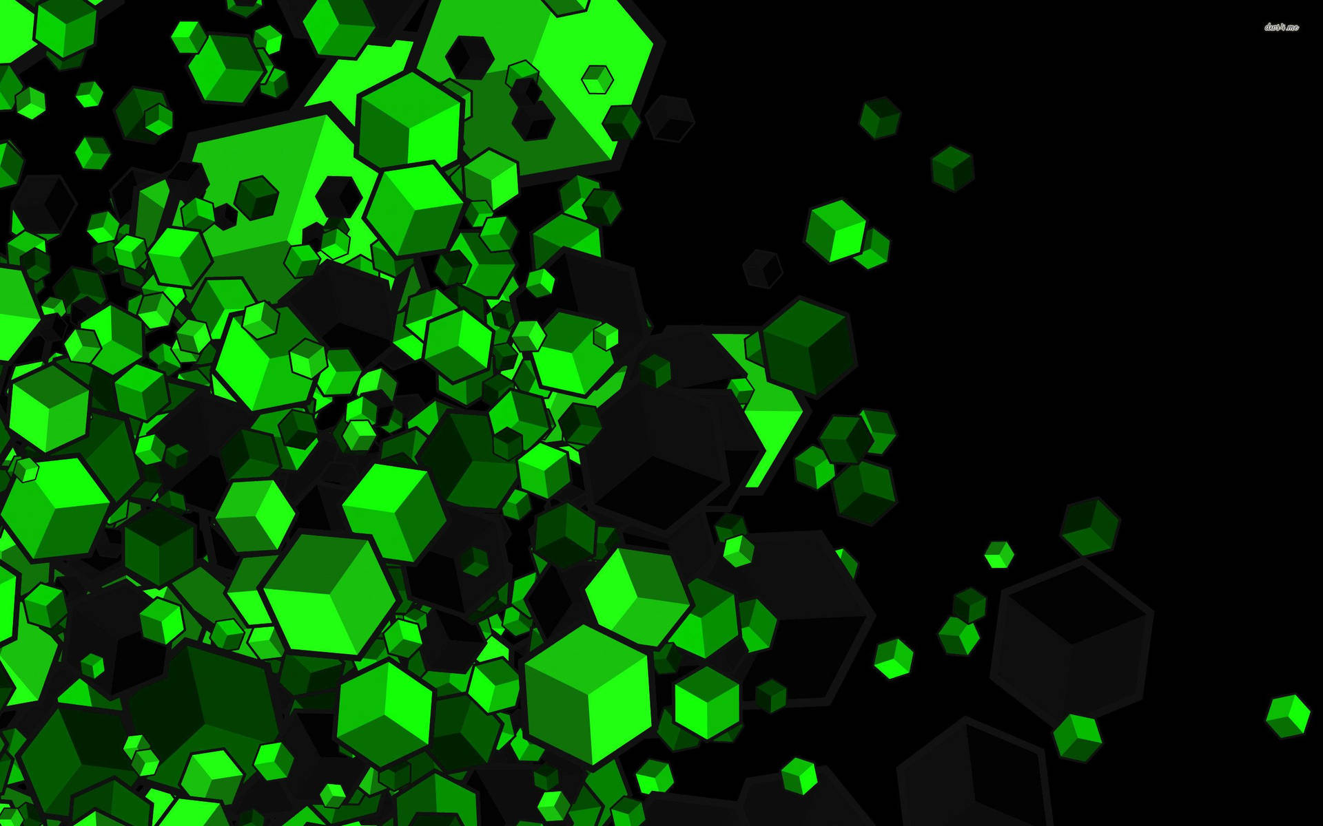 Download free Cool Green Cubes