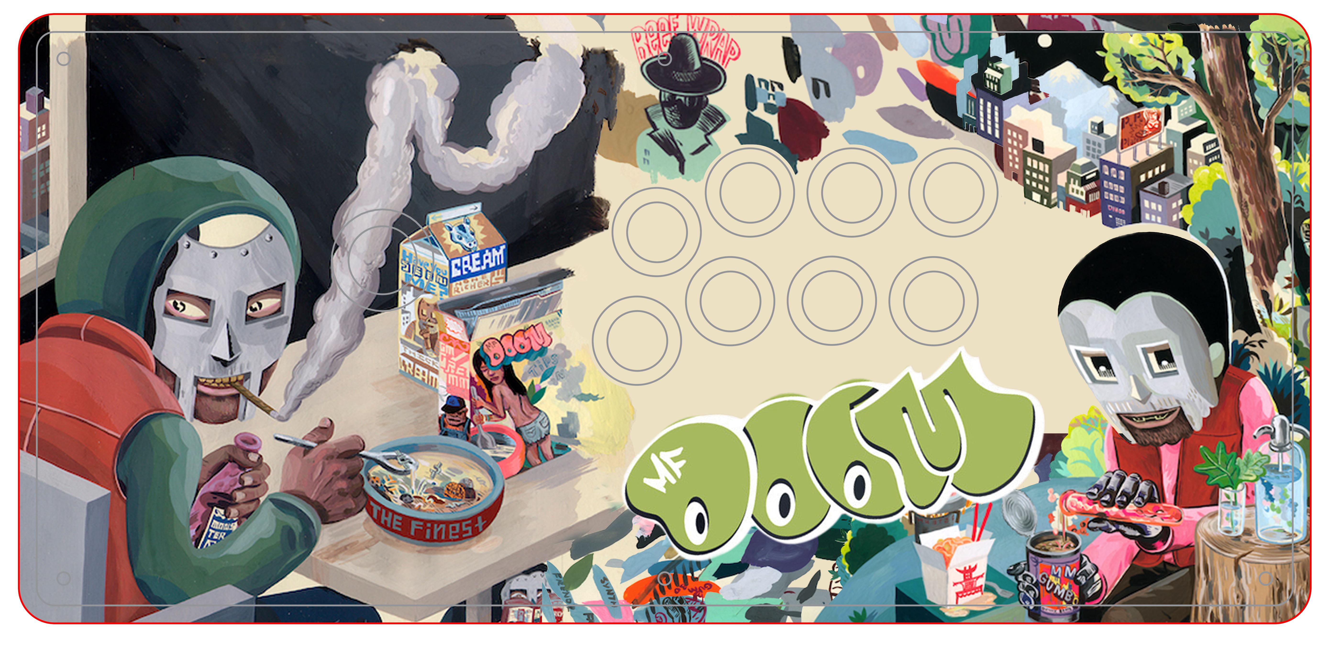 MF DOOM Fightstick I got to make for a