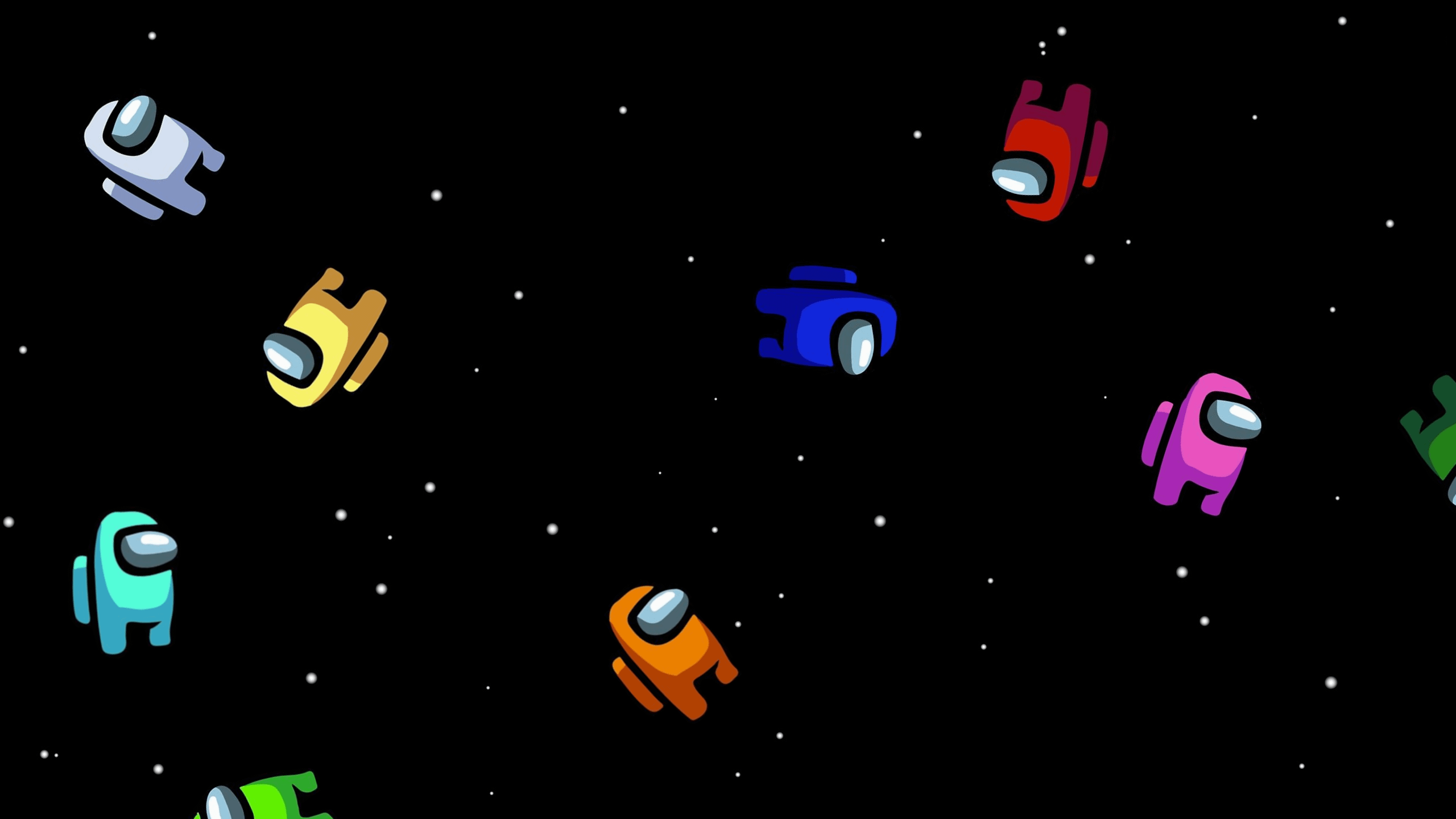 Made an Among Us wallpaper because I
