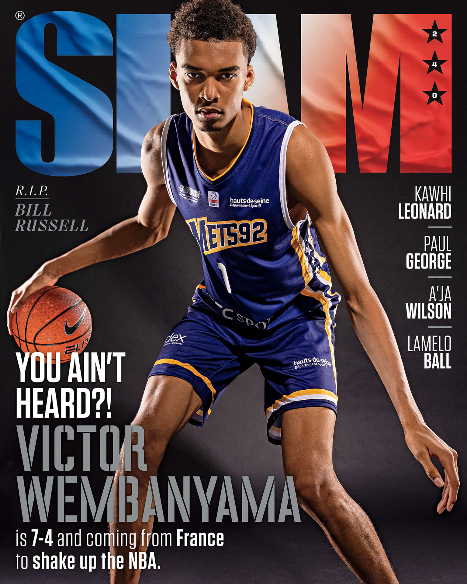 Download Victor Wembanyama Playing Basketball Wallpaper