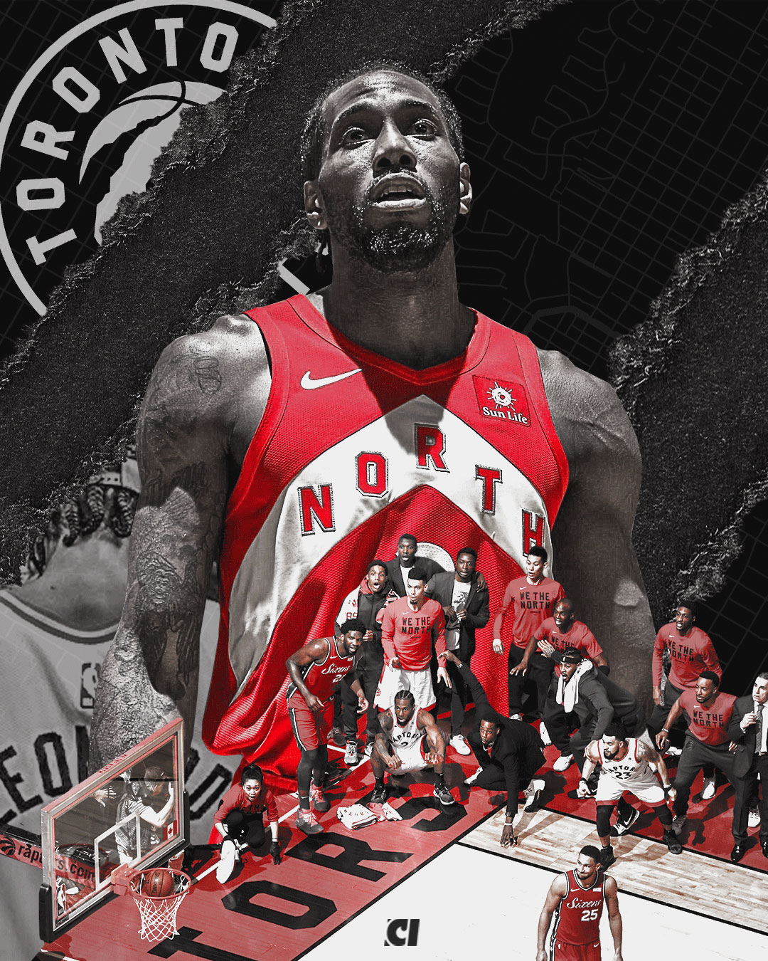 Kawhi Leonard Raptors Buzzer Beater 4k