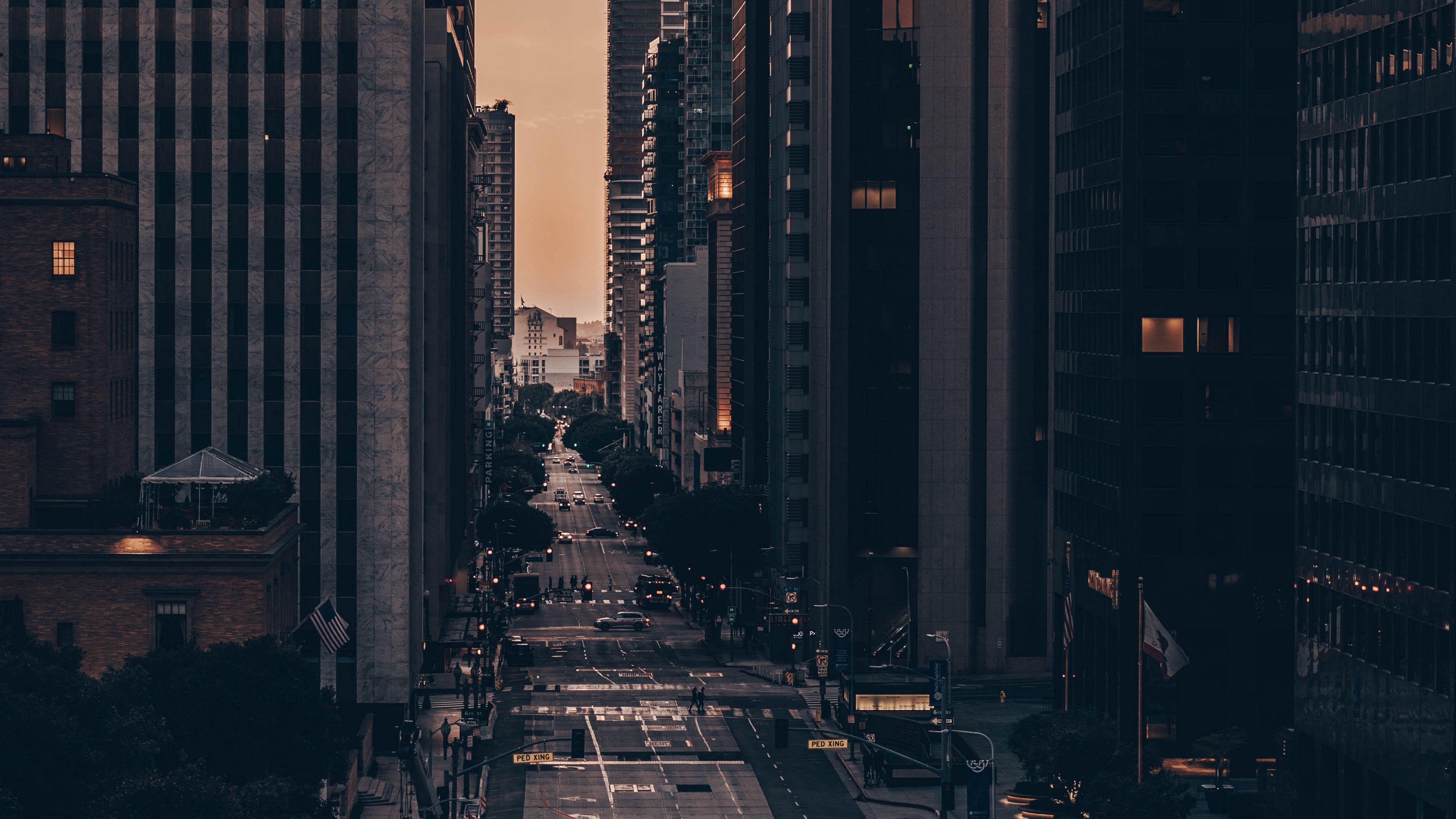 Download wallpaper 3840x2160 city