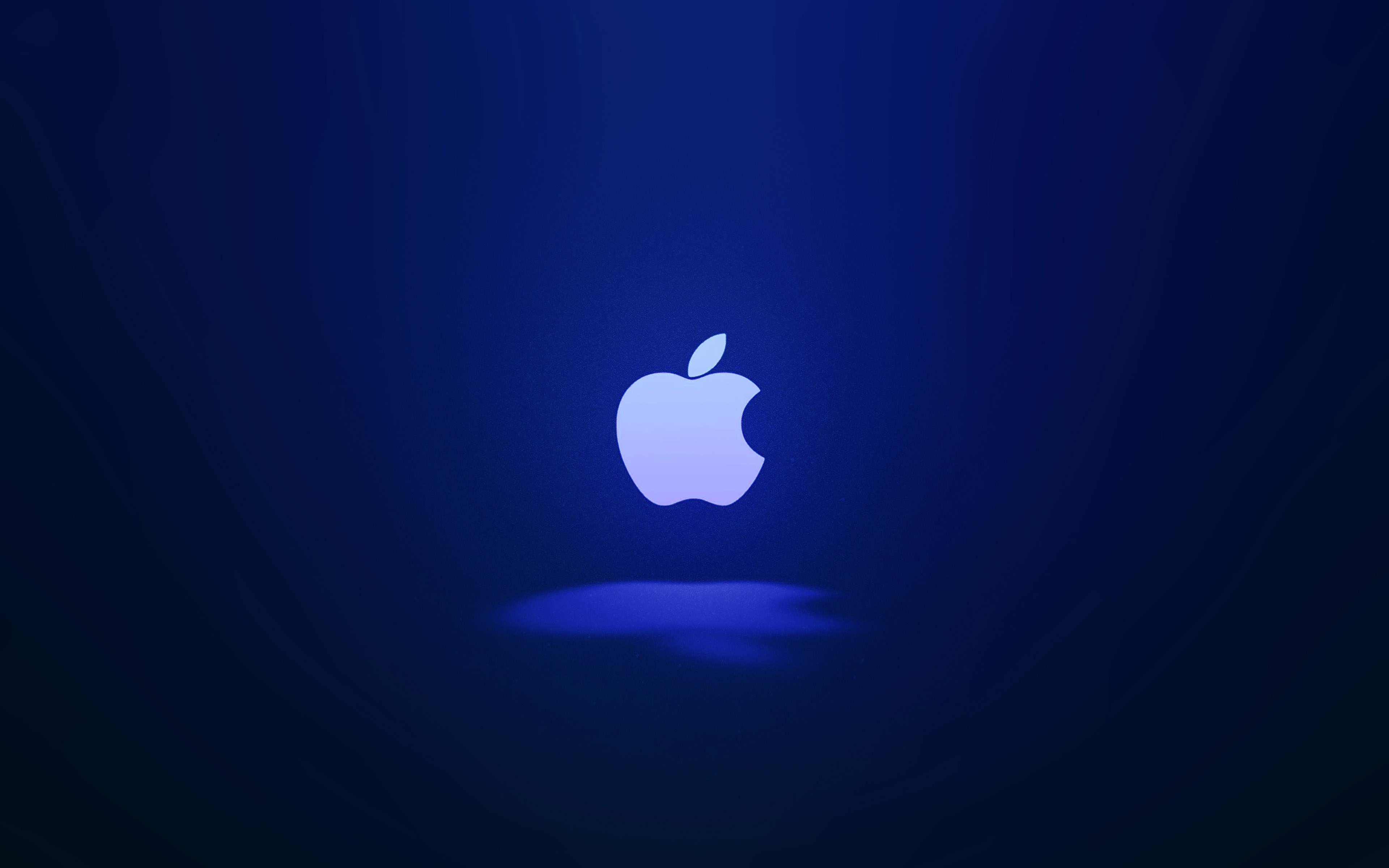 Apple Logo Love Mania Blue