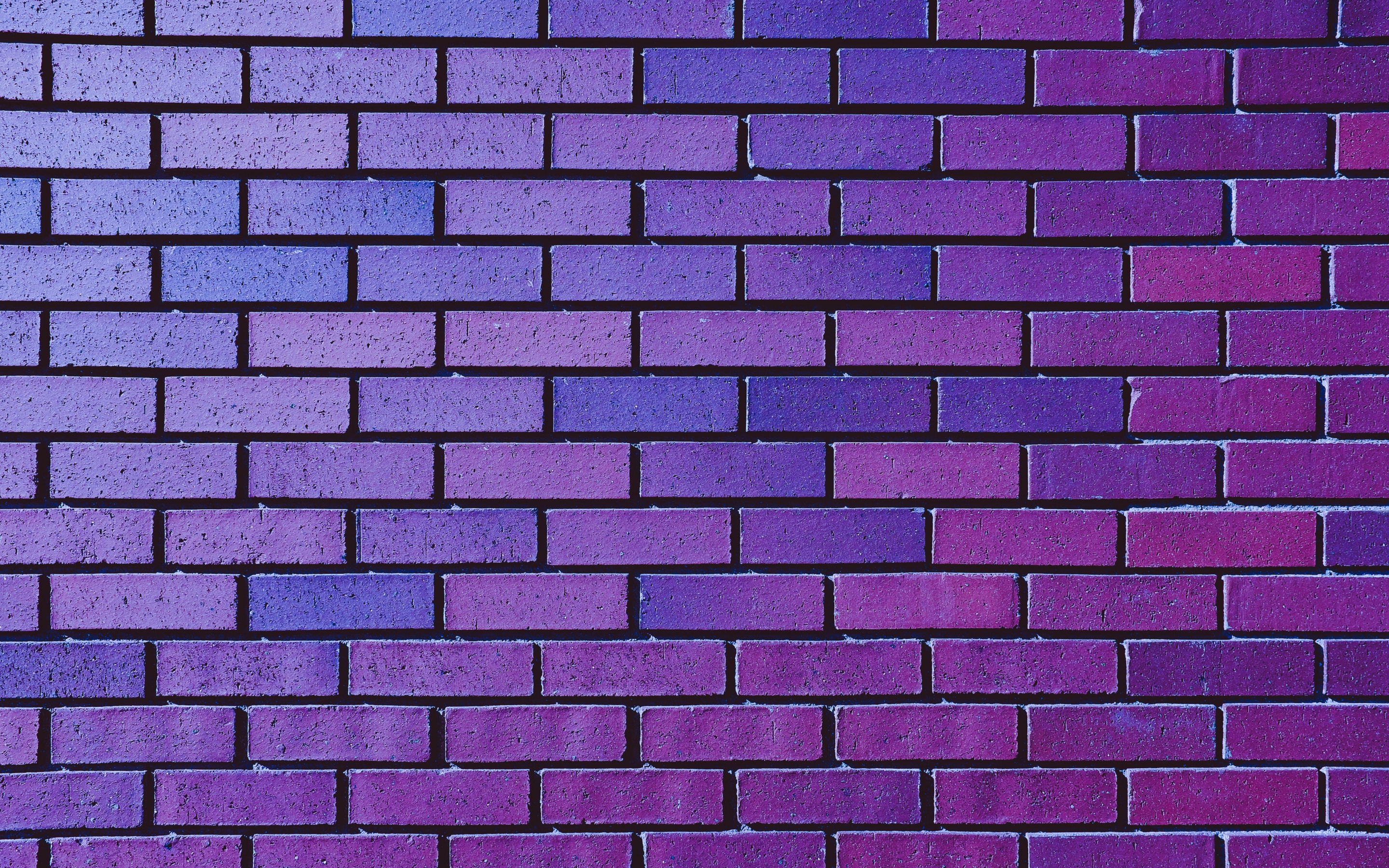 Brick wall Wallpaper 4K, Purple, Violet
