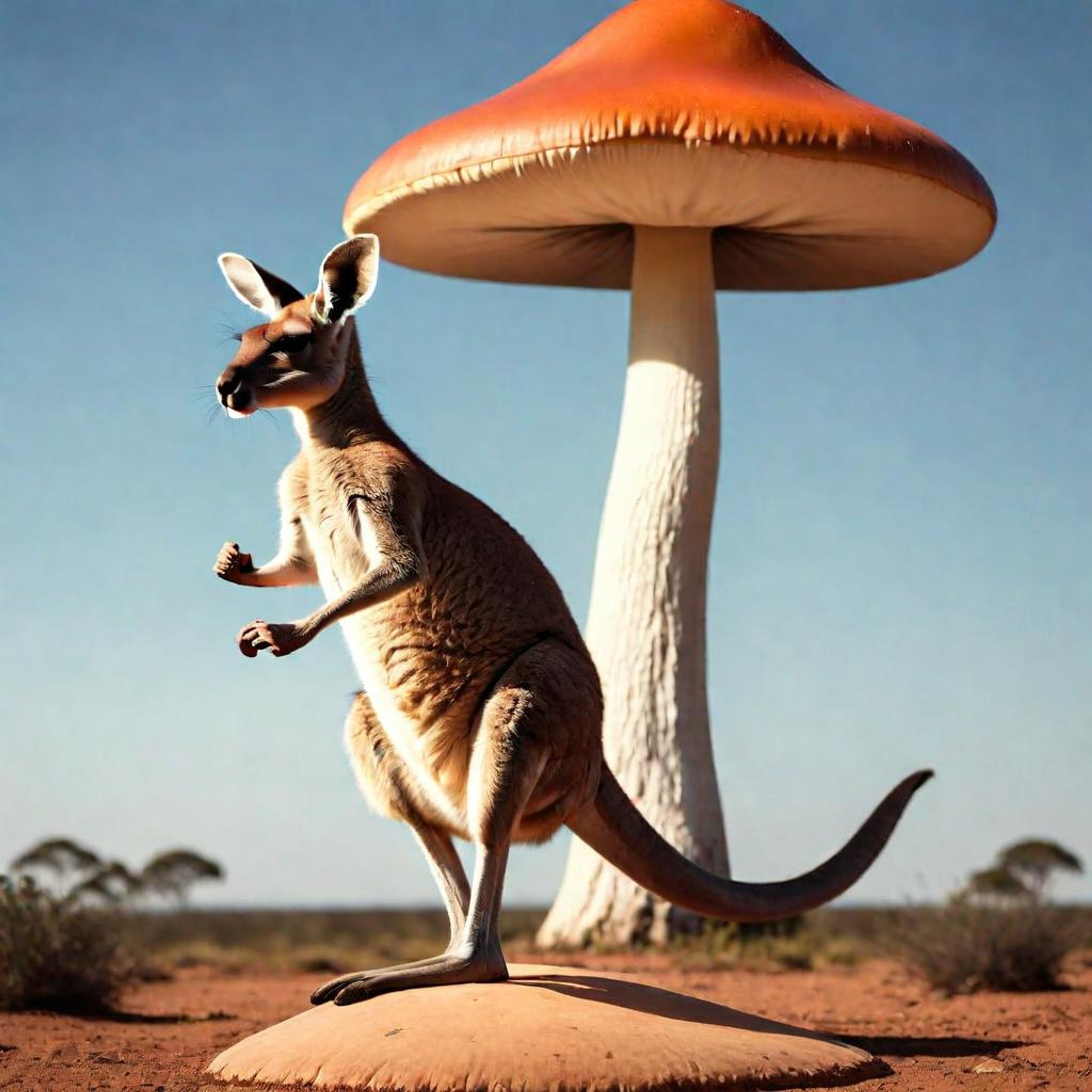 Kangaroo Karate on Giant Bouncing