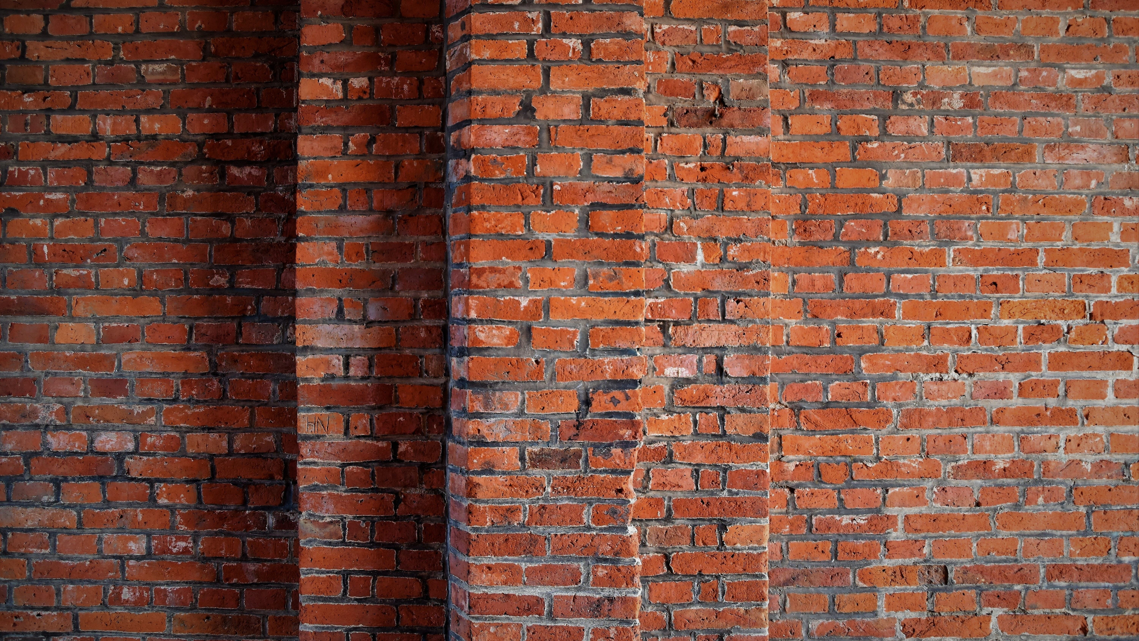 Download wallpaper 3840x2160 brick wall