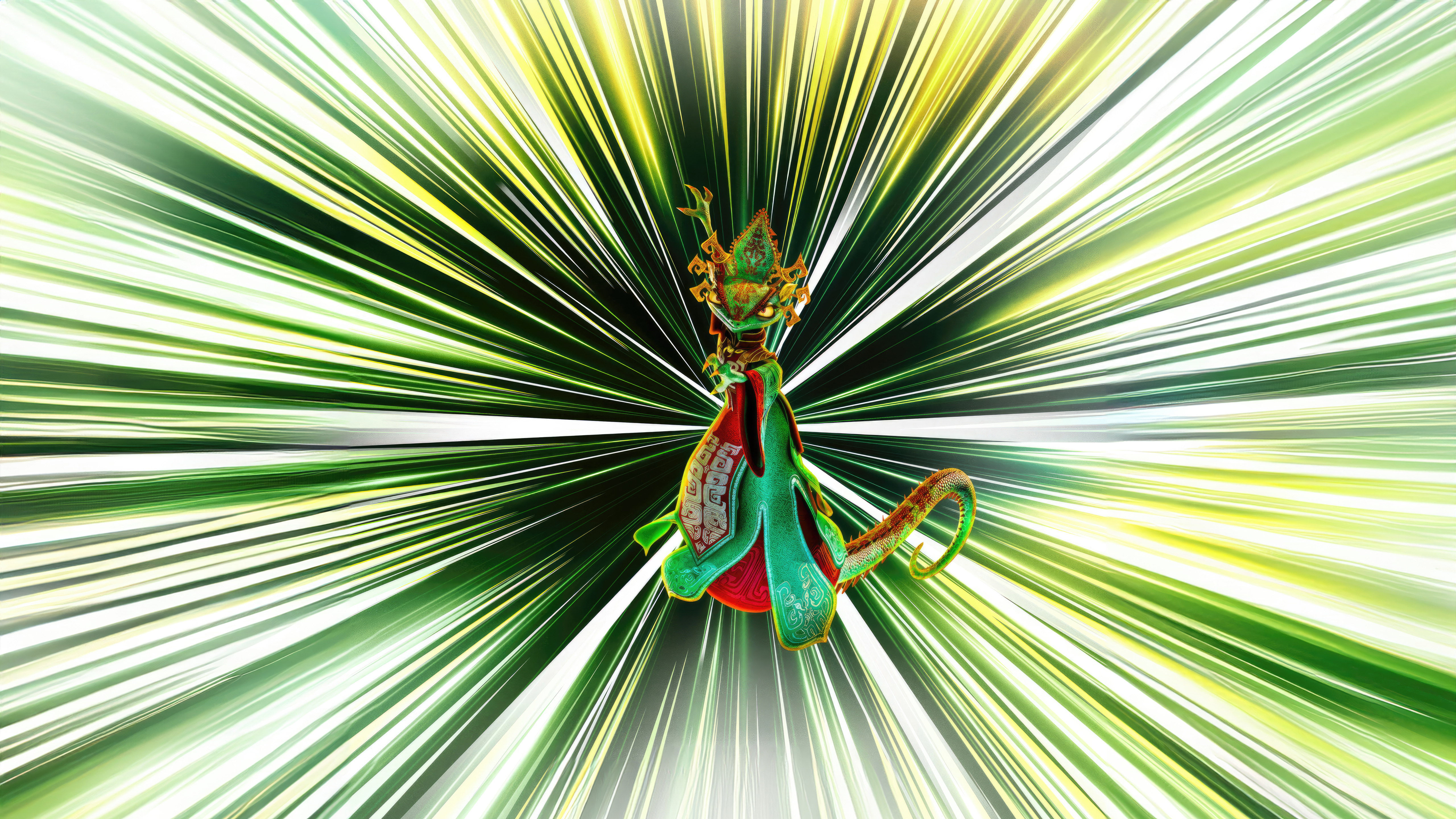 Chameleon In Kung Fu Panda 4 Wallpaper