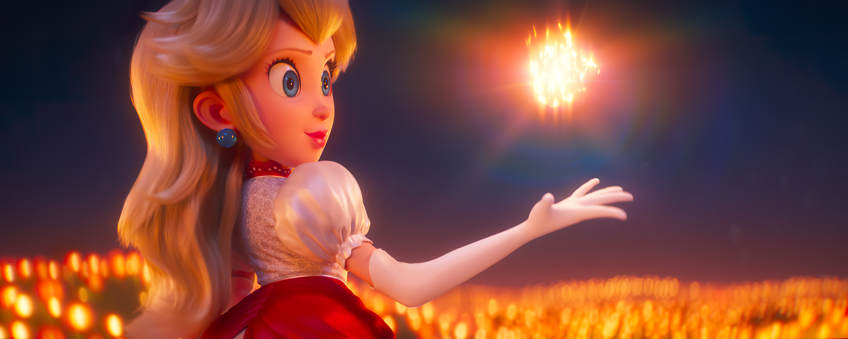 Download Princess Peach Magic Mario 2023 HD Wallpaperx1080