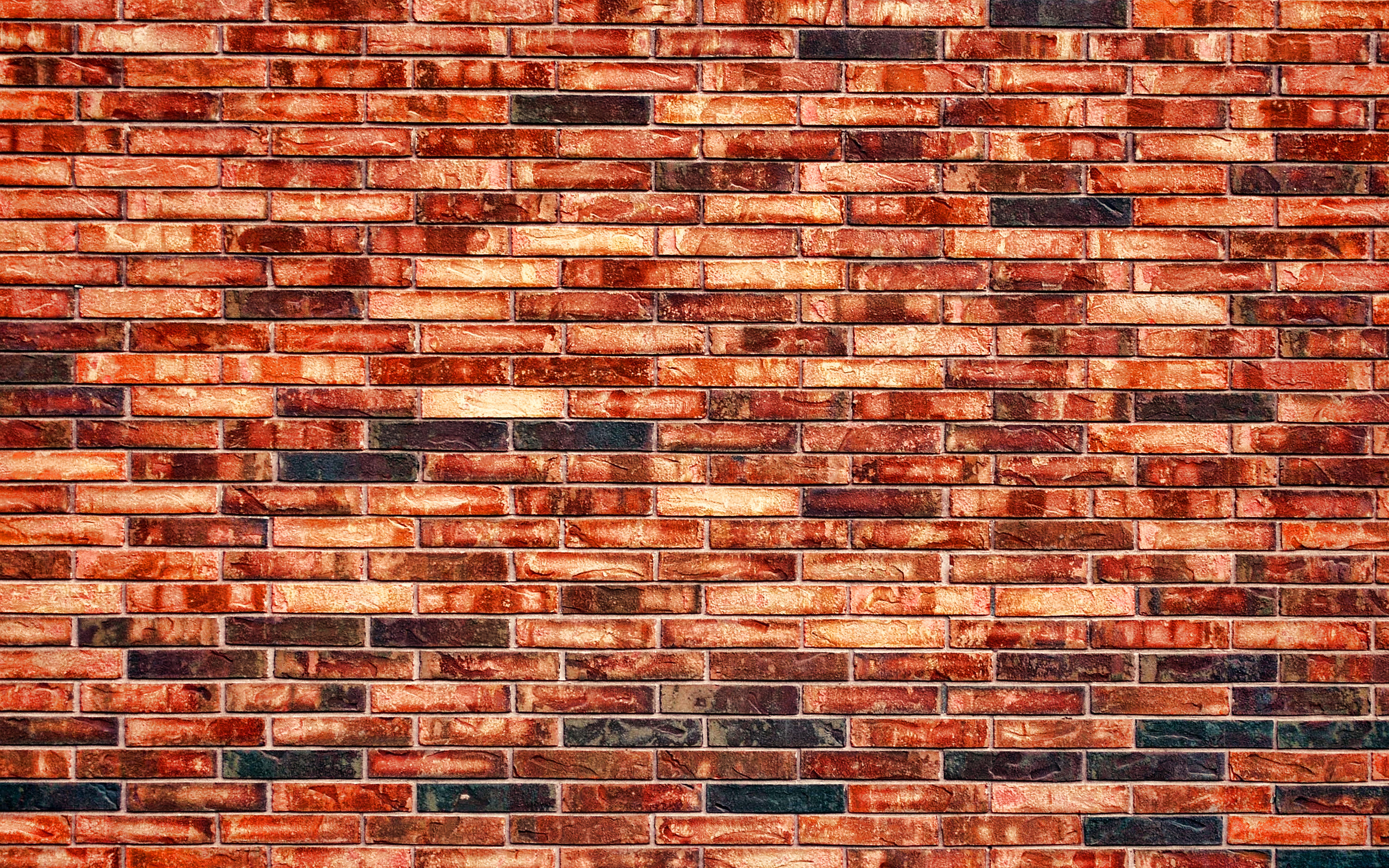 Download wallpaper brown brickwall, 4k