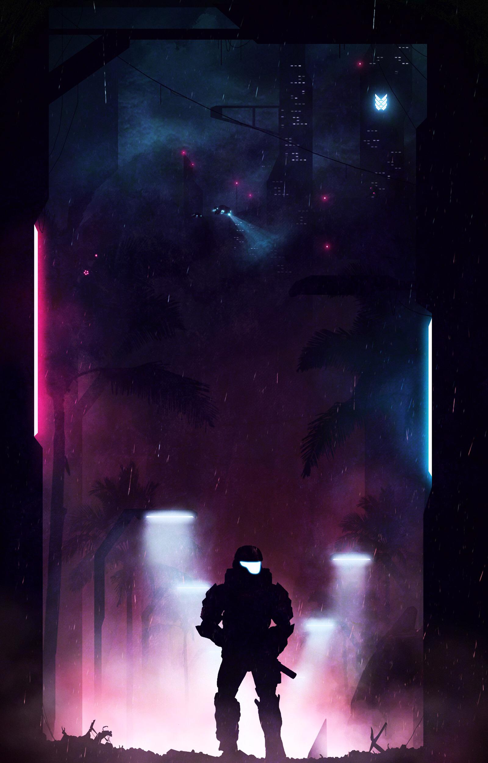 Here's a wallpaper from H3:ODST