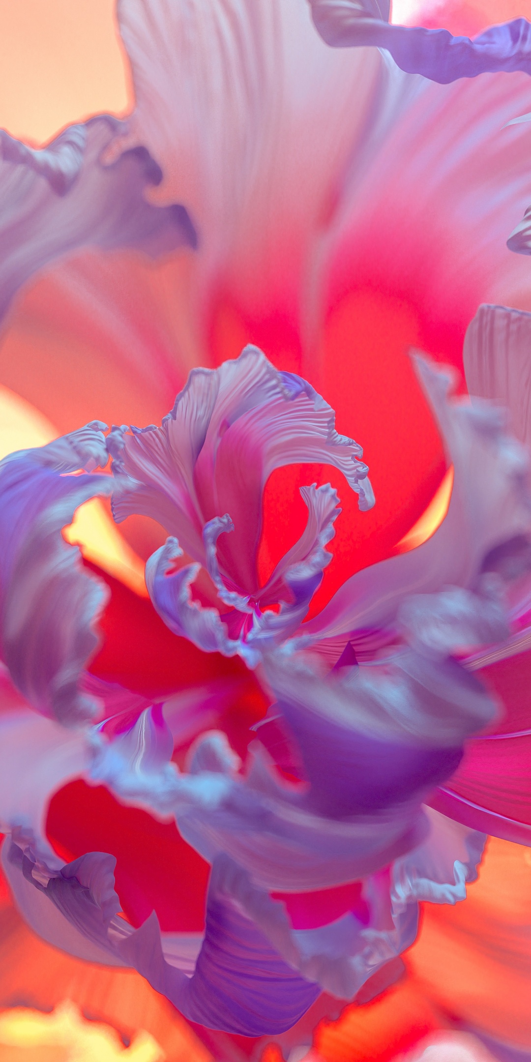 Purple Flower Wallpaper 4K, Floral