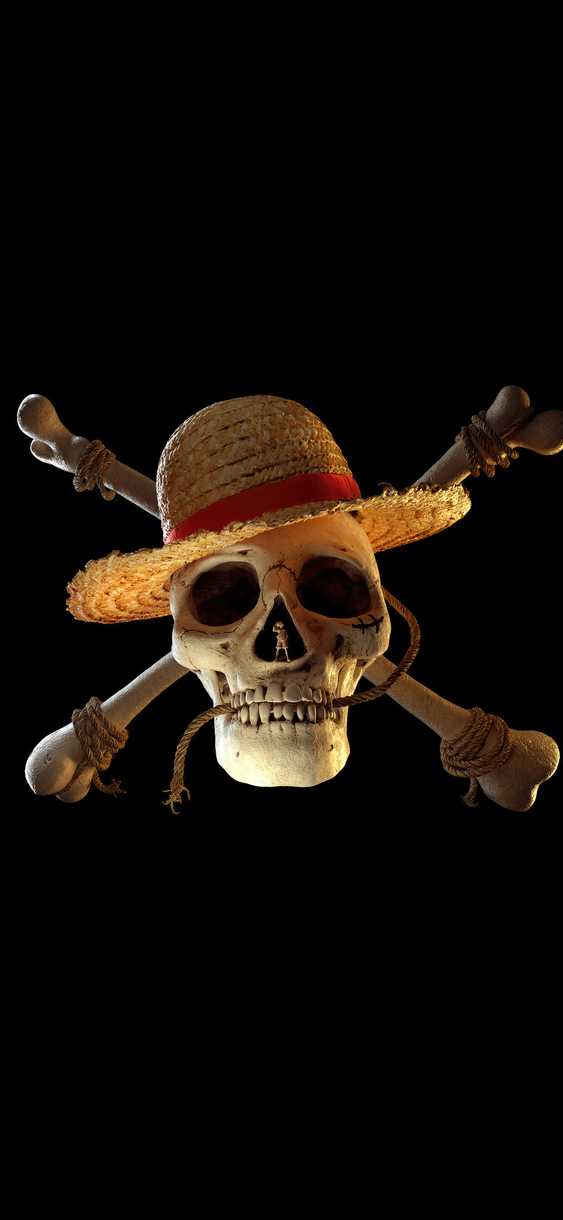 One Piece Netflix Logo 8k iPhone XS