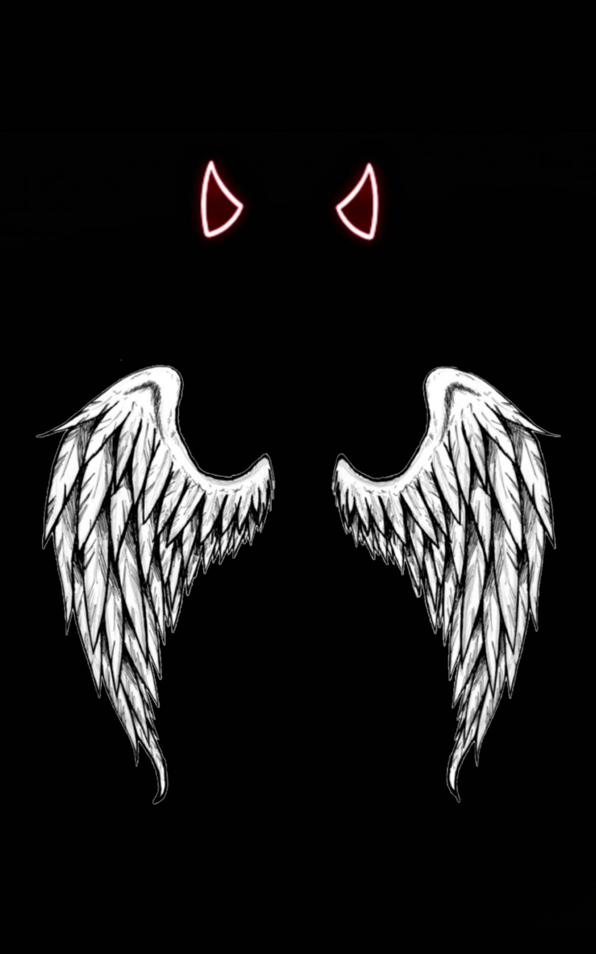 Devil Wings For iPhone Wallpaper