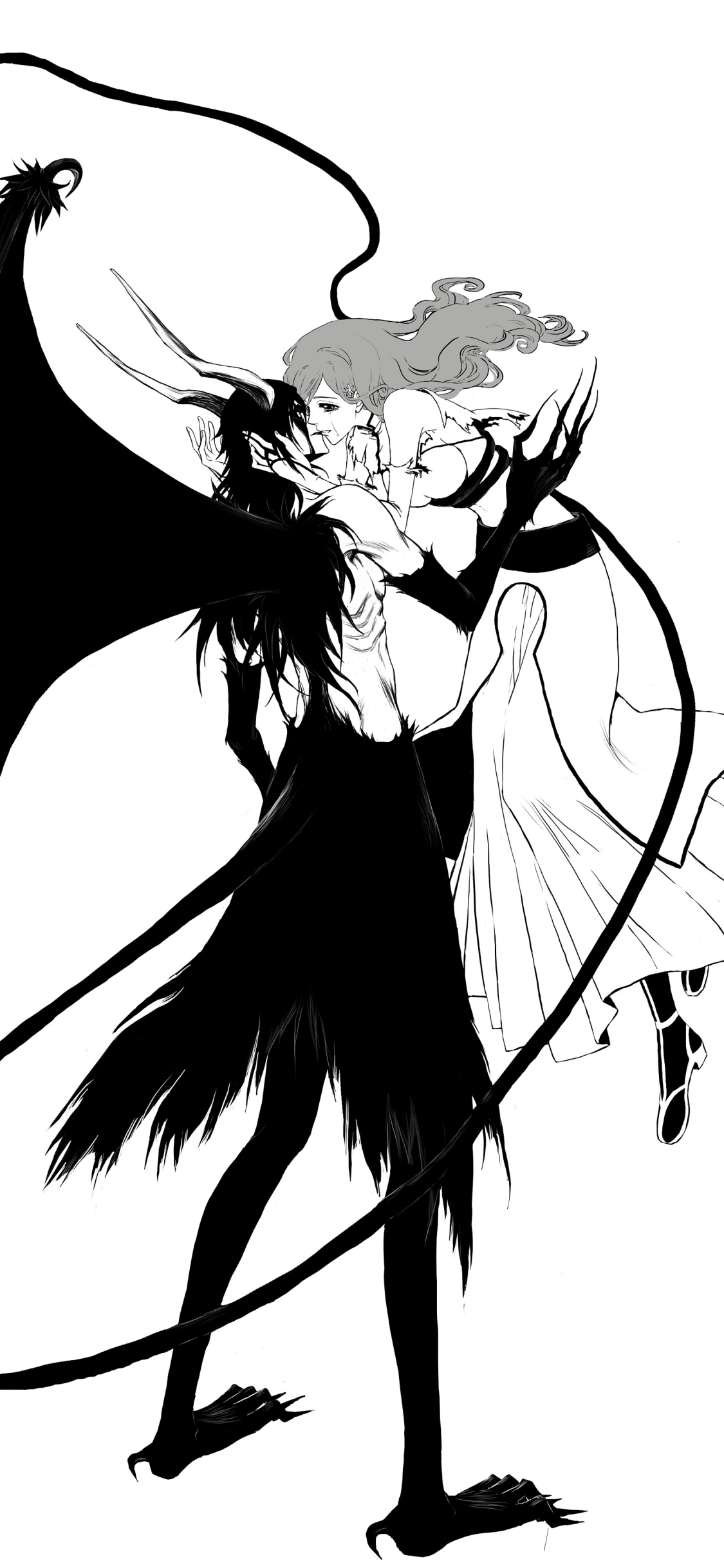 Anime, Bleach, Orihime Inoue, Ulquiorra