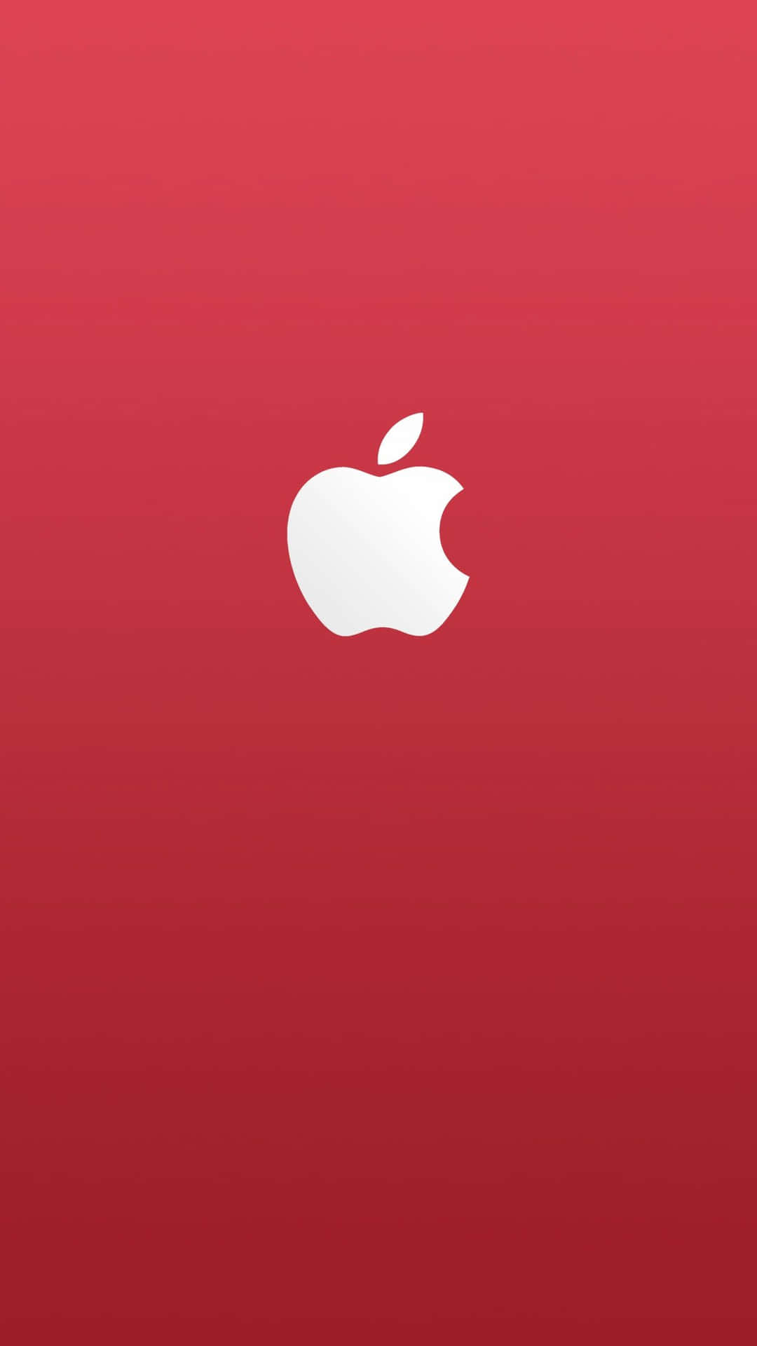 iPhone X Apple Logo Red Wallpaper